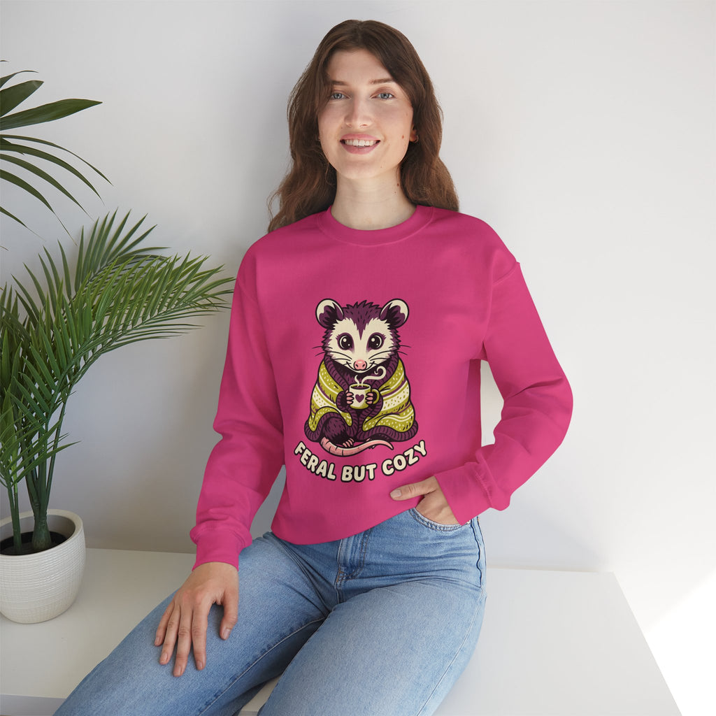 Feral but Cozy Crewneck