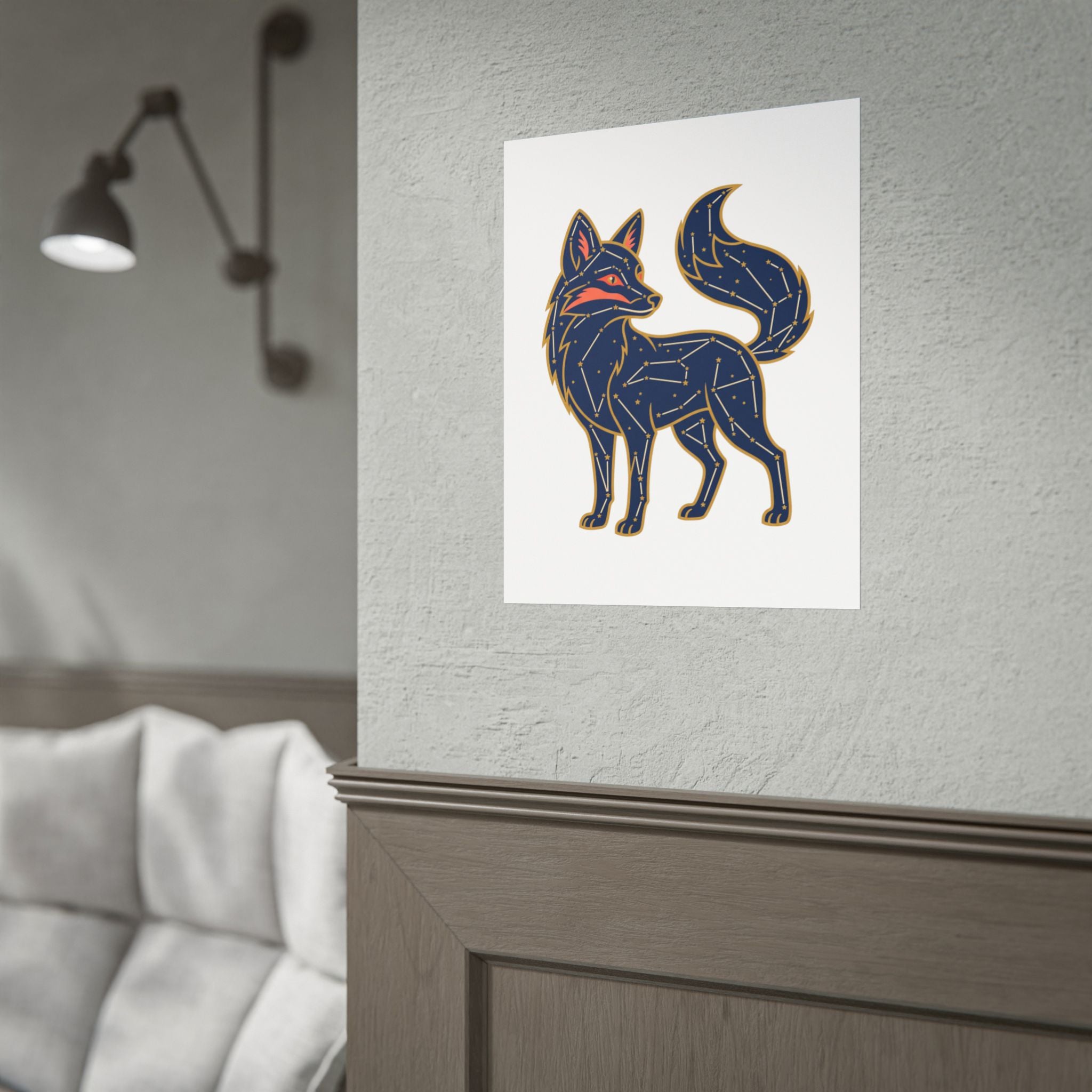 Constellation Fox Poster