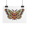 Fuzzy Moth Friend Poster