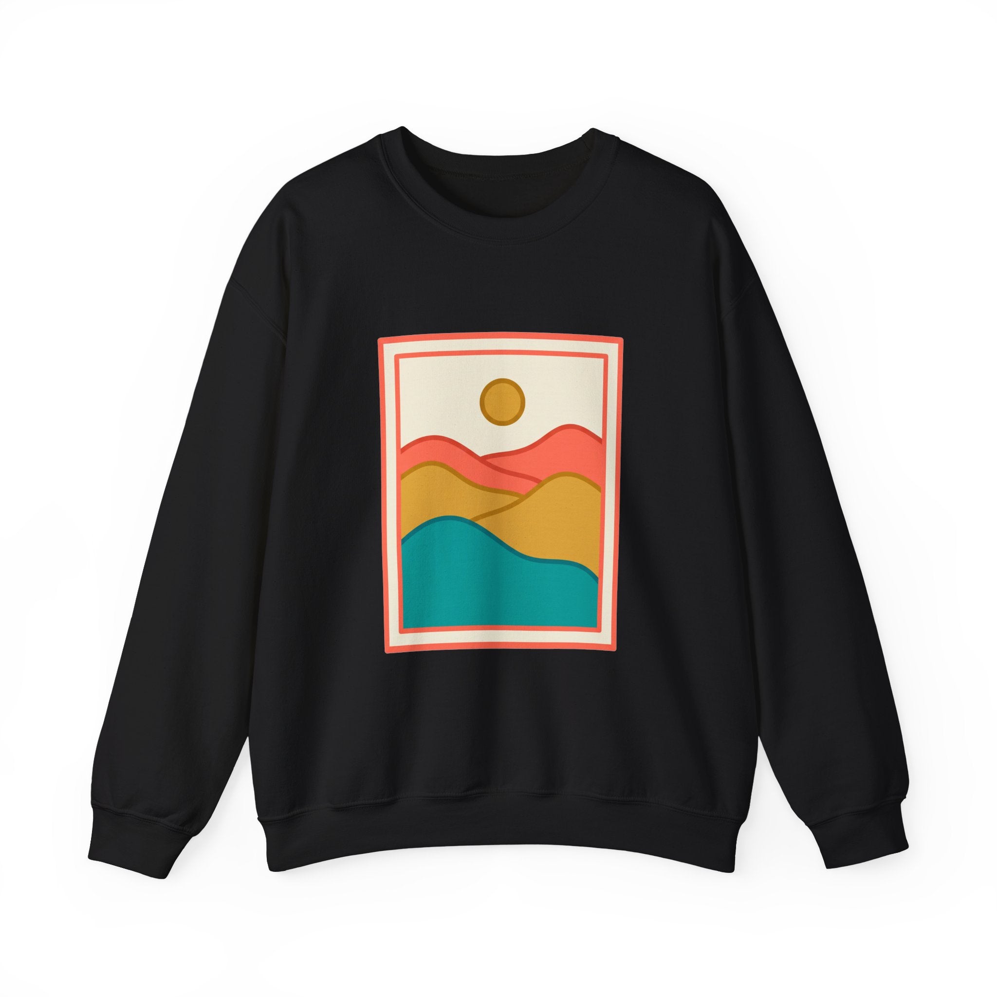 Layered Hills Line Crewneck