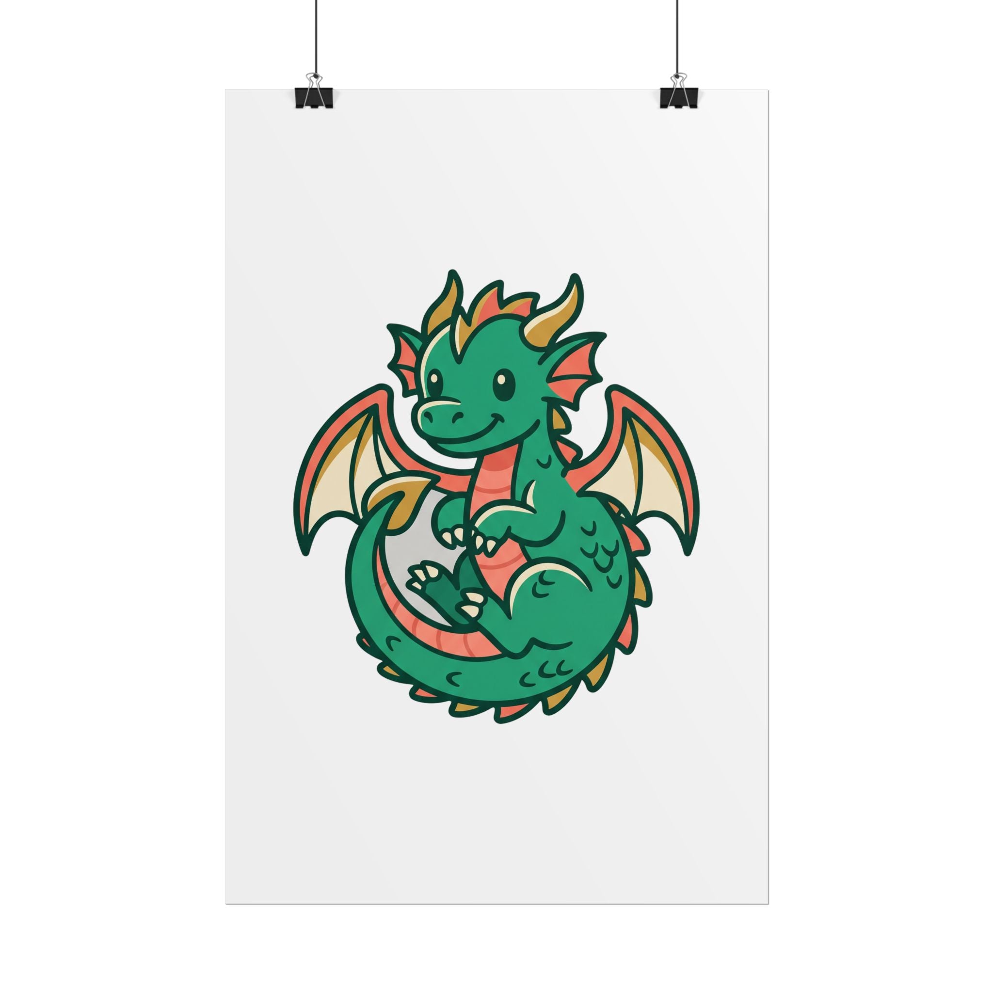 Tiny Leaf Dragon Poster