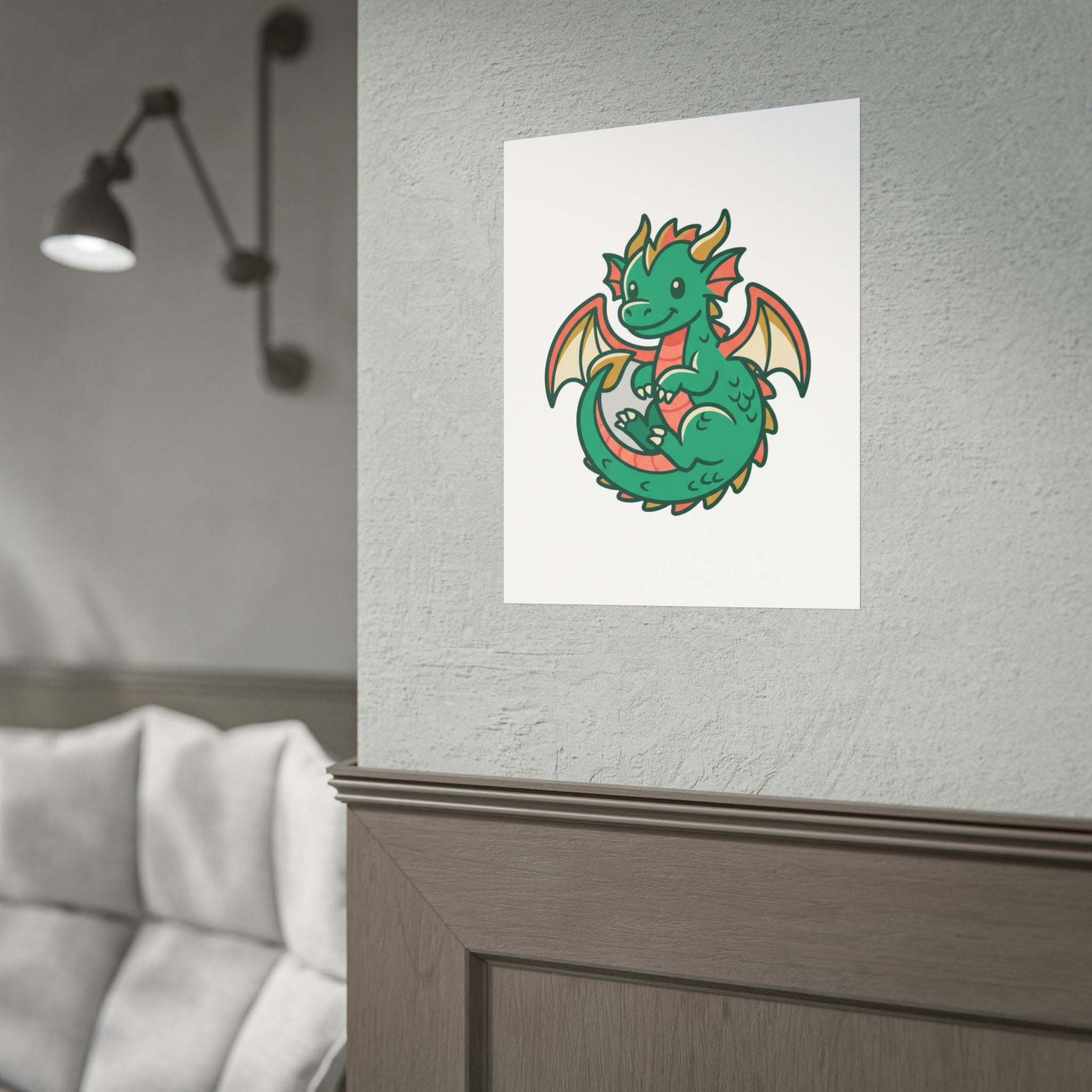 Tiny Leaf Dragon Poster