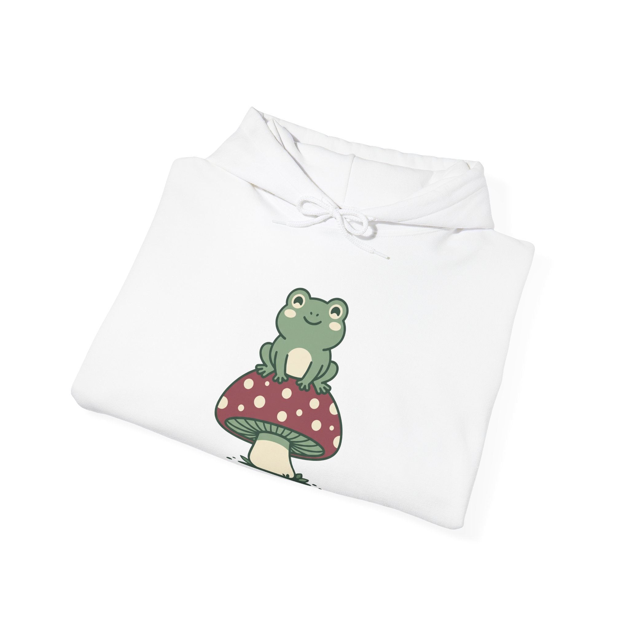 Frog on a Mushroom Hoodie