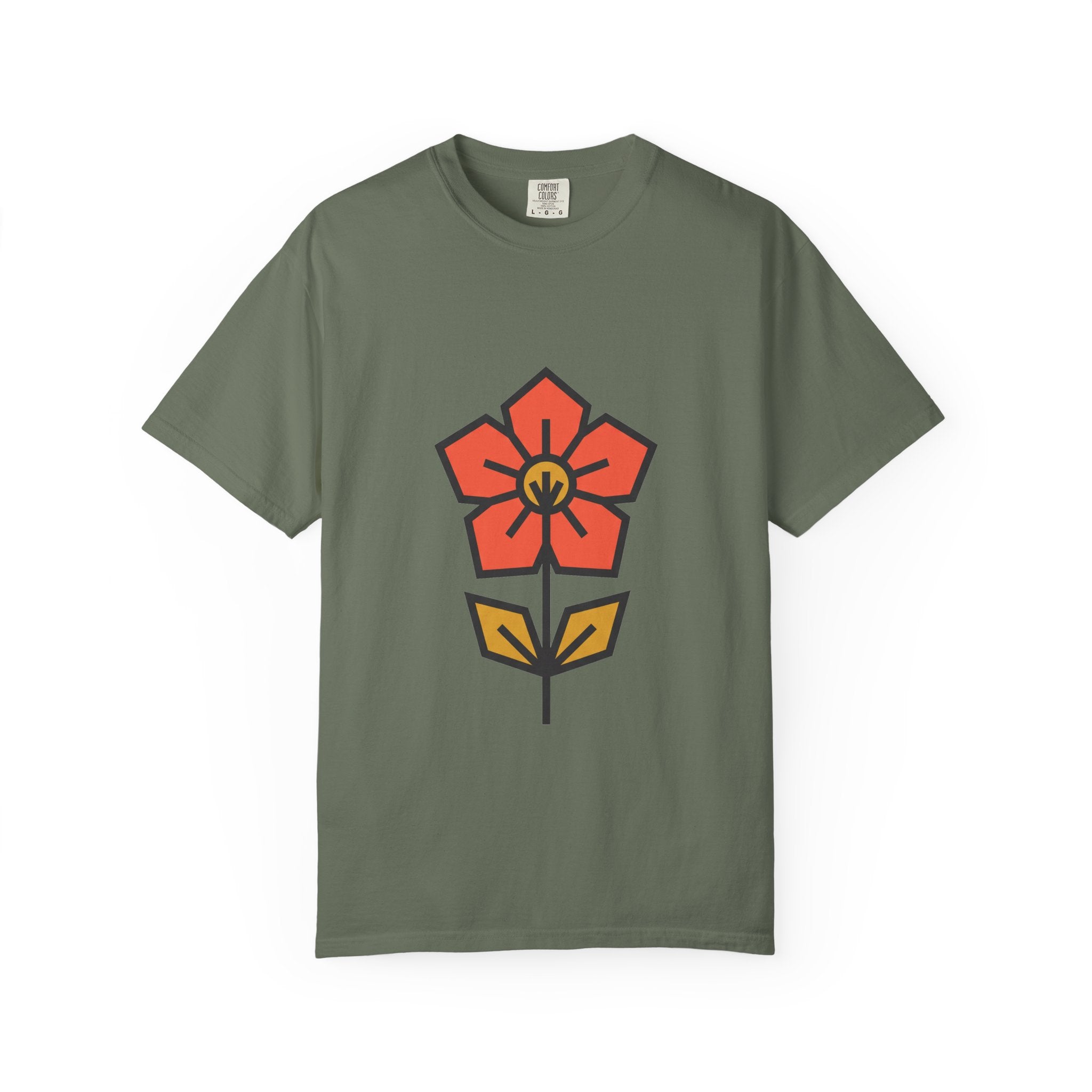 Minimal Wildflower Icon Tee