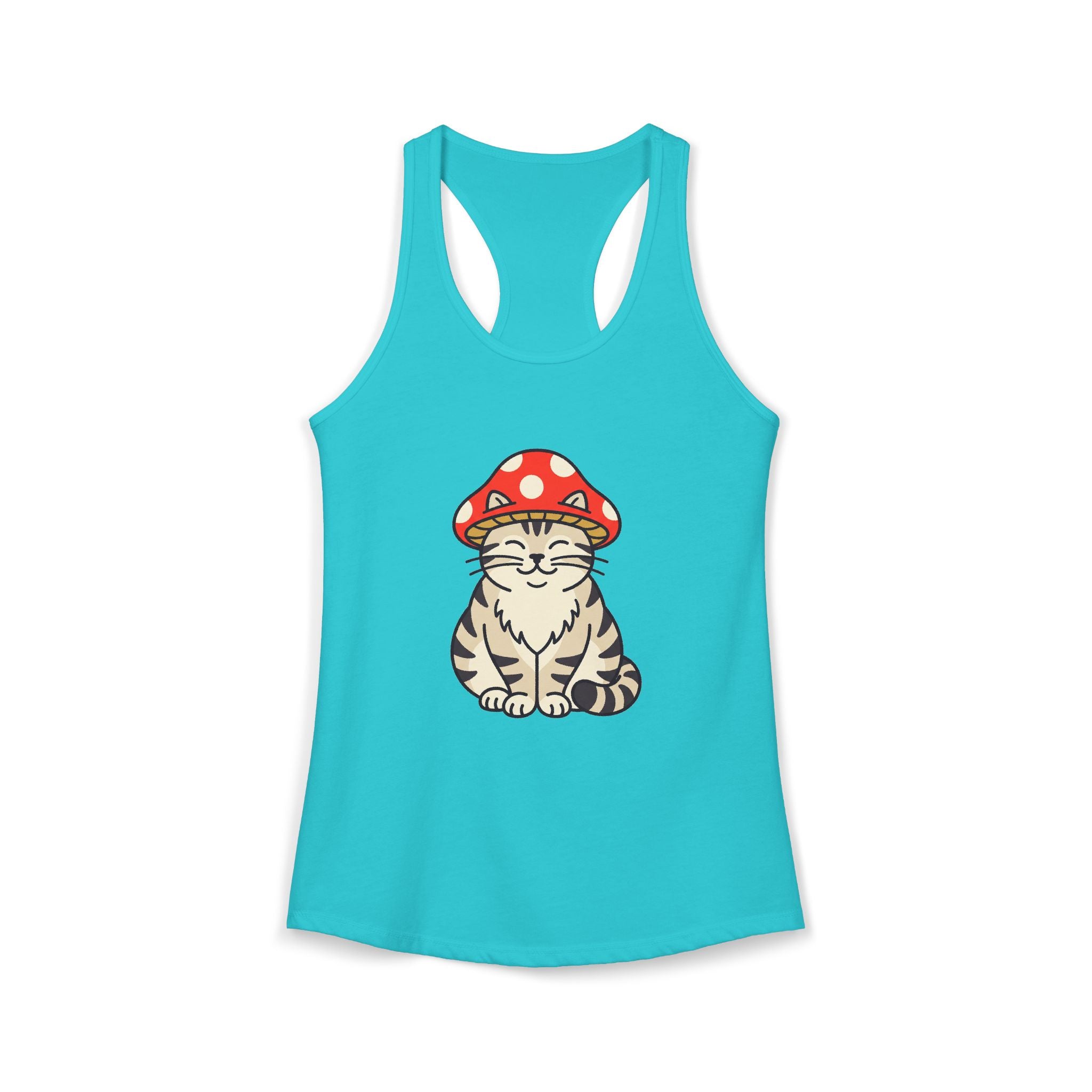 Mushroom Cat Tank Top