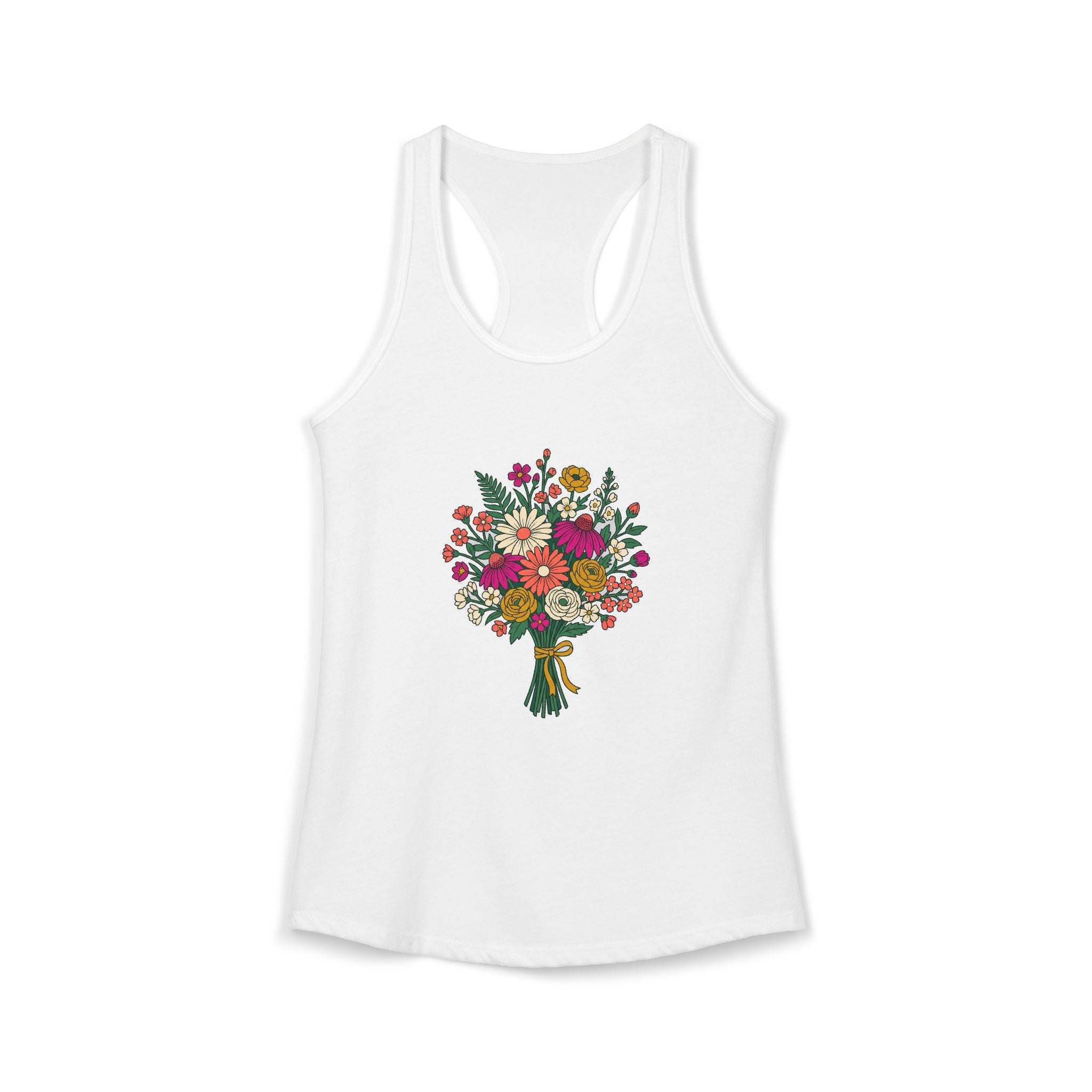 Wildflower Bouquet Line Tank Top