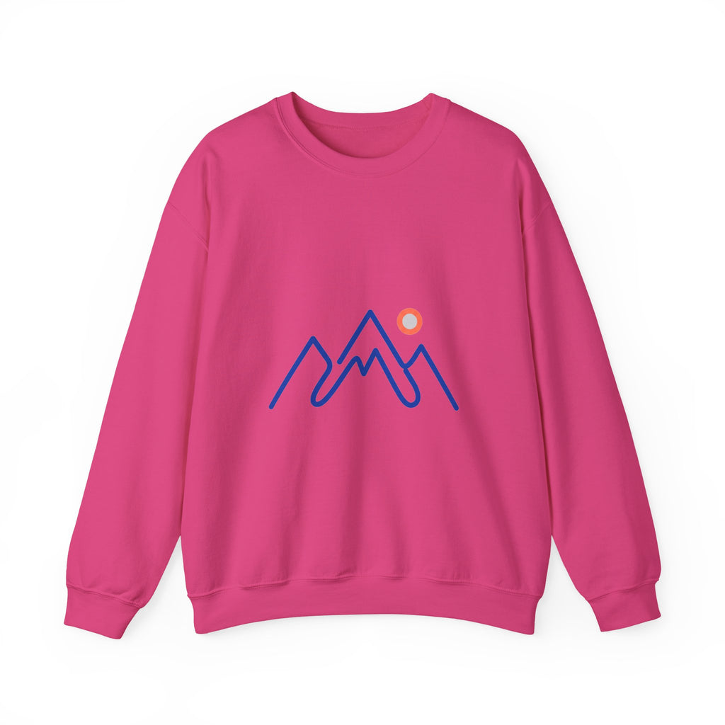 One Line Mountain Crewneck