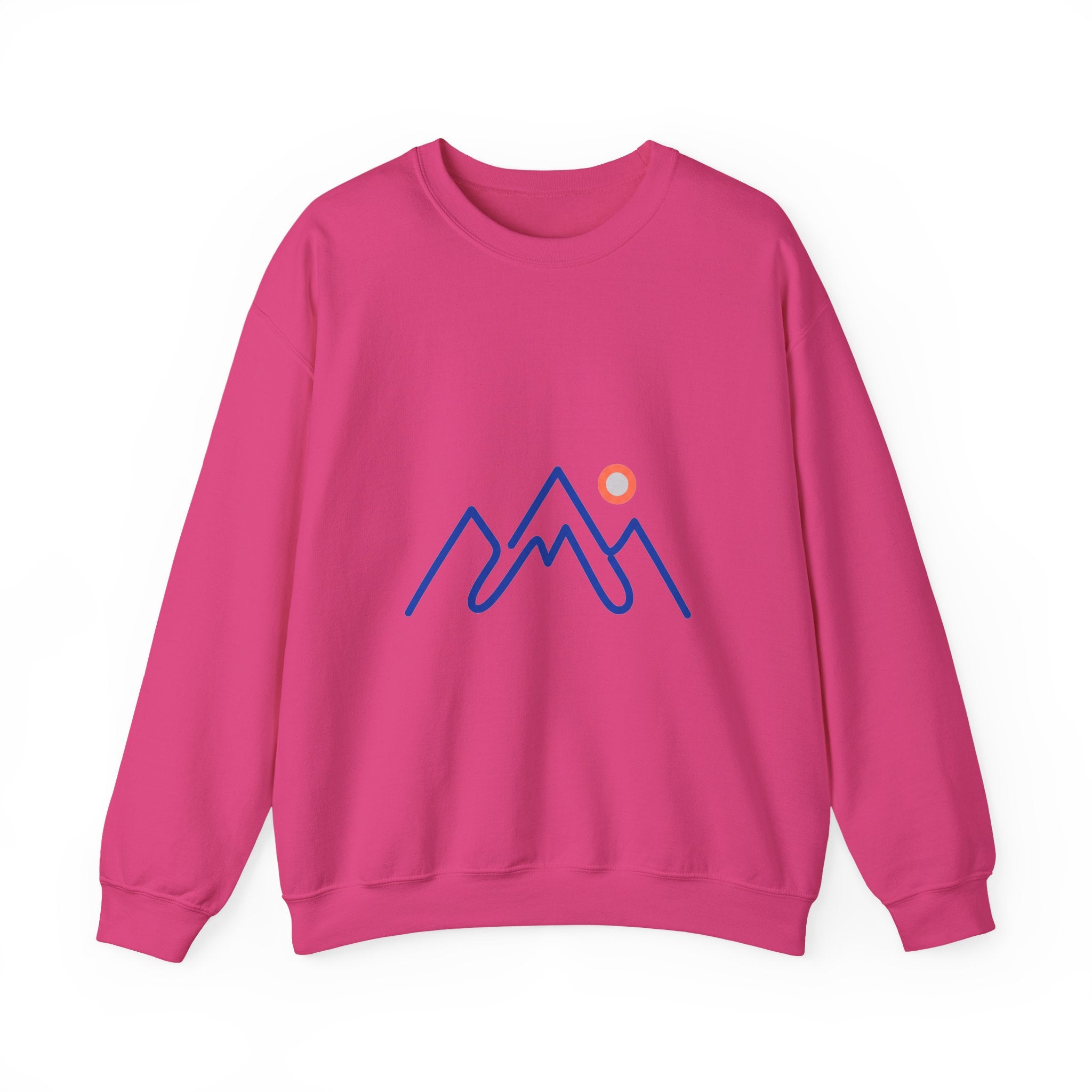 One Line Mountain Crewneck