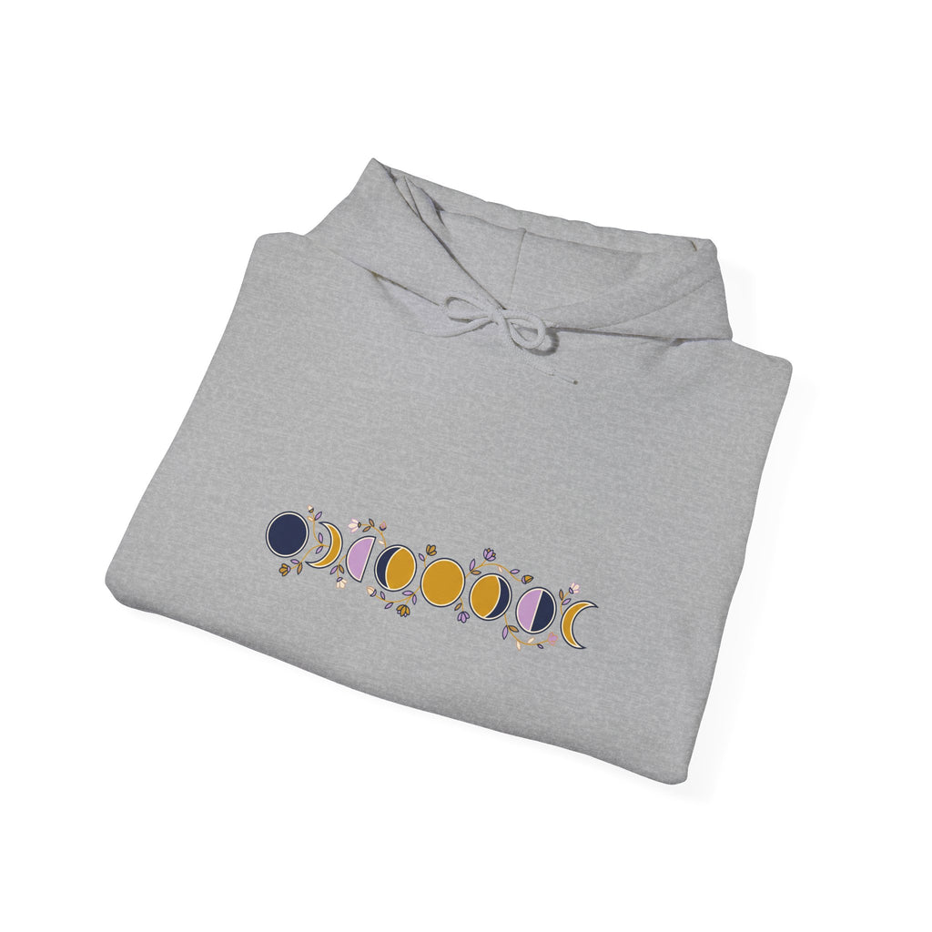 Moon Phases Botanical Hoodie