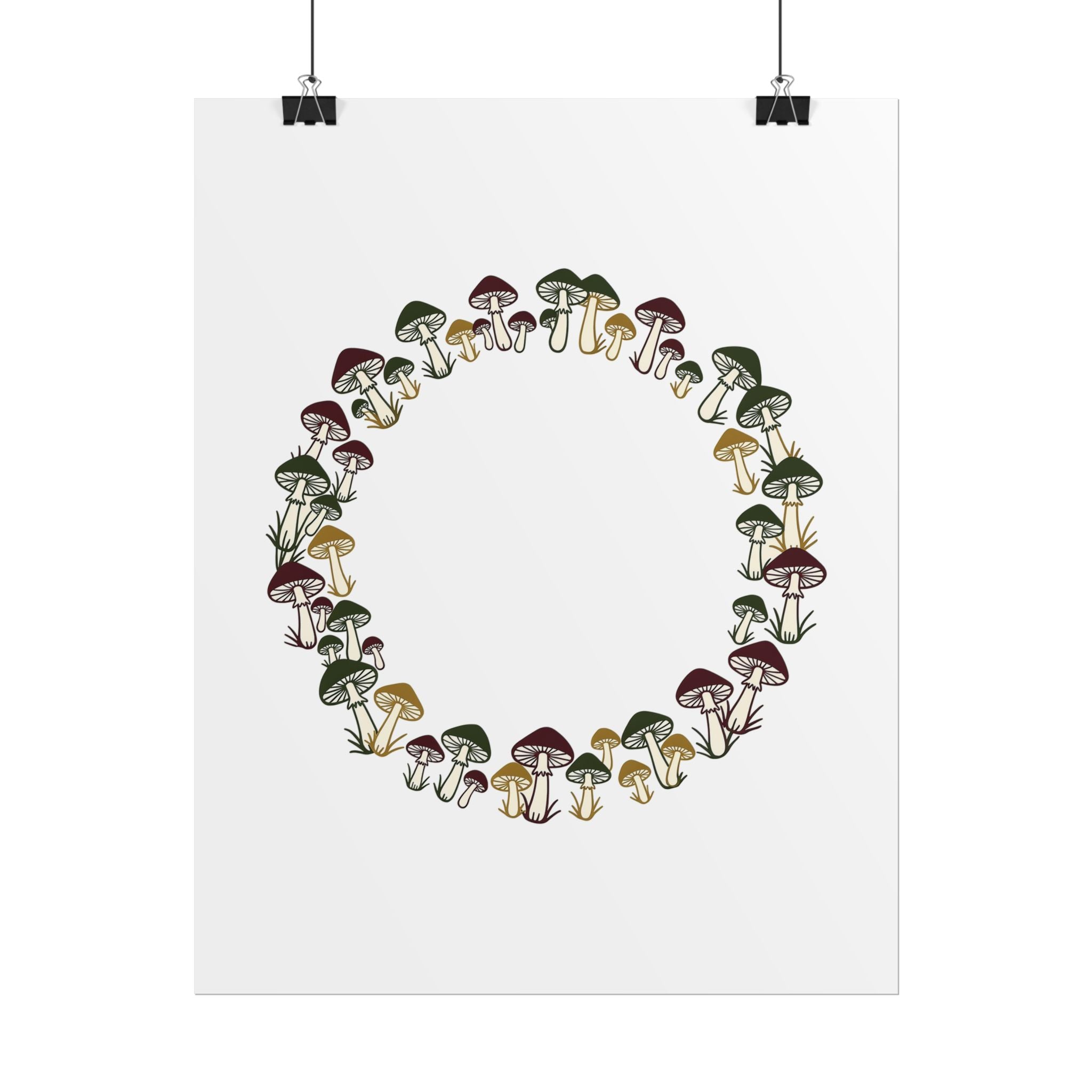 Toadstool Ring Poster