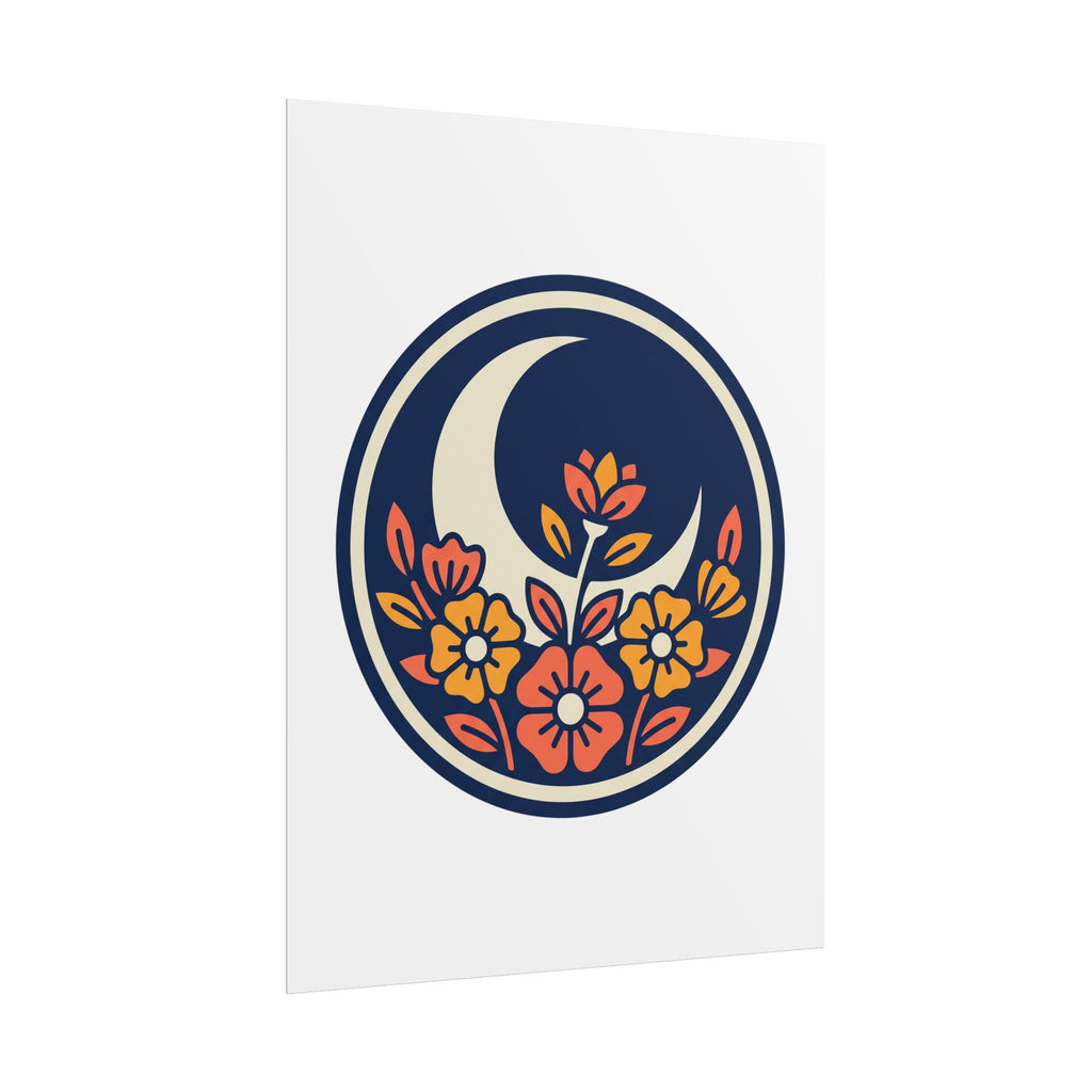 Night Garden Circle Poster