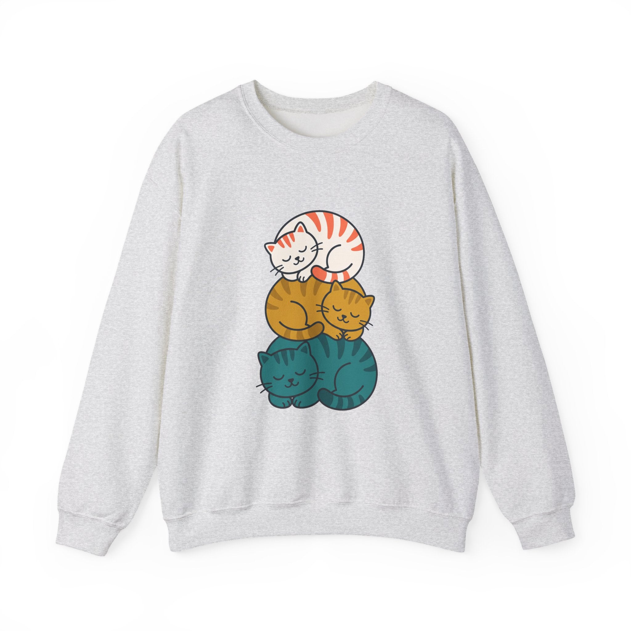 Sleepy Cat Stack Crewneck