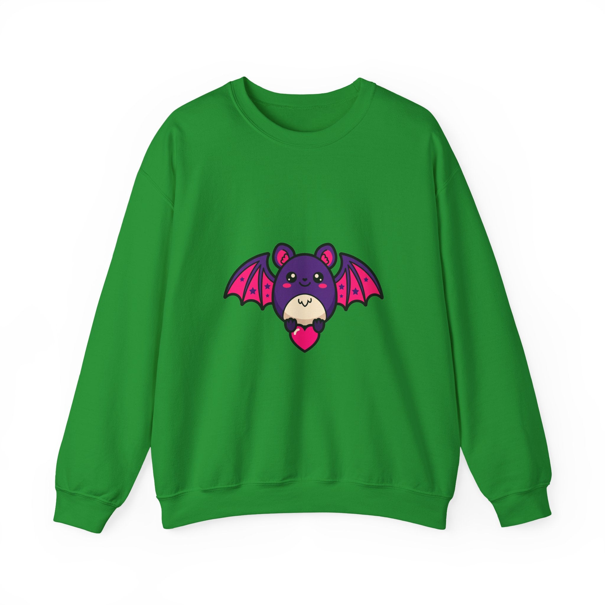 Bat with Tiny Heart Crewneck