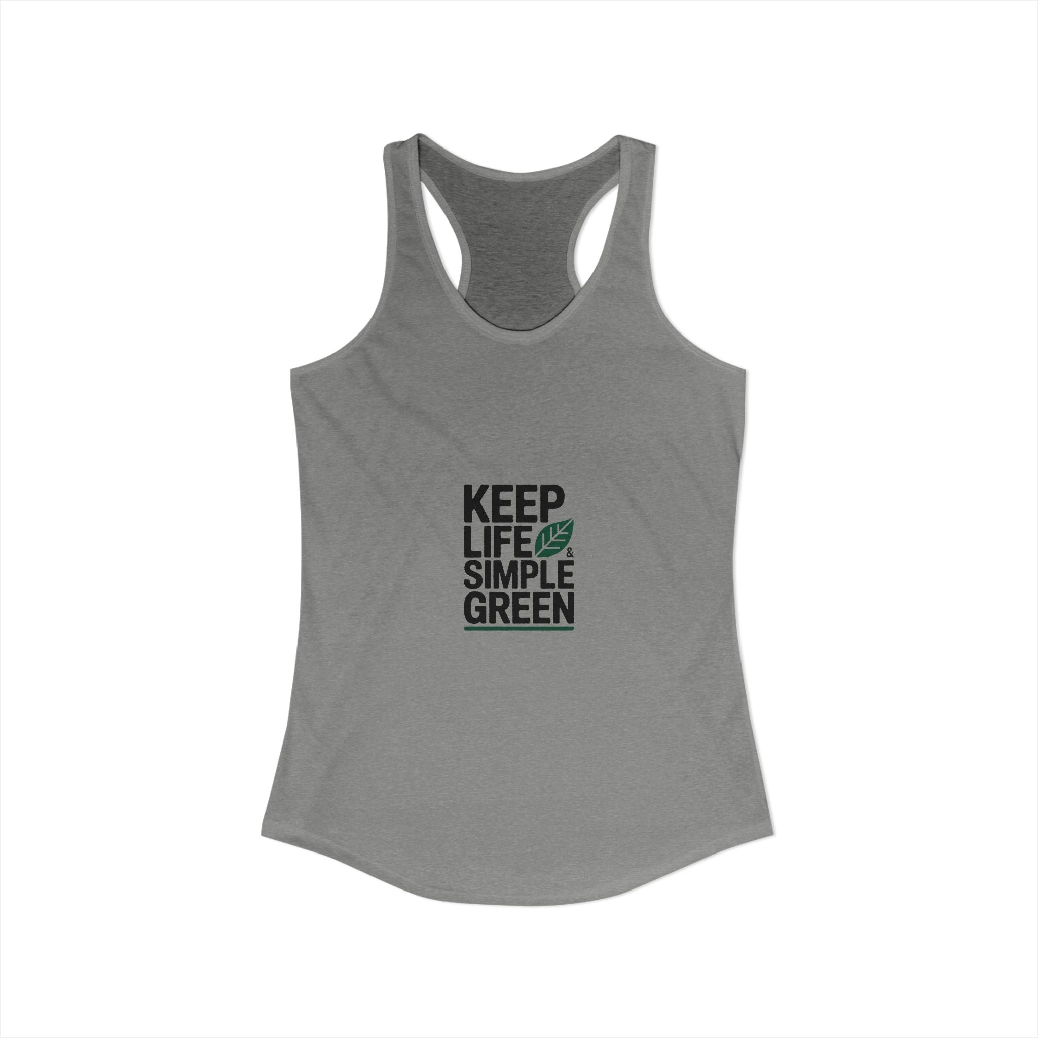 Keep Life Simple & Green Tank Top