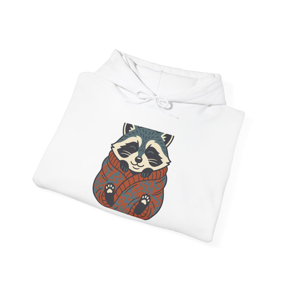 Cozy Raccoon Hoodie, Cute Trash Panda Woodland Pullover