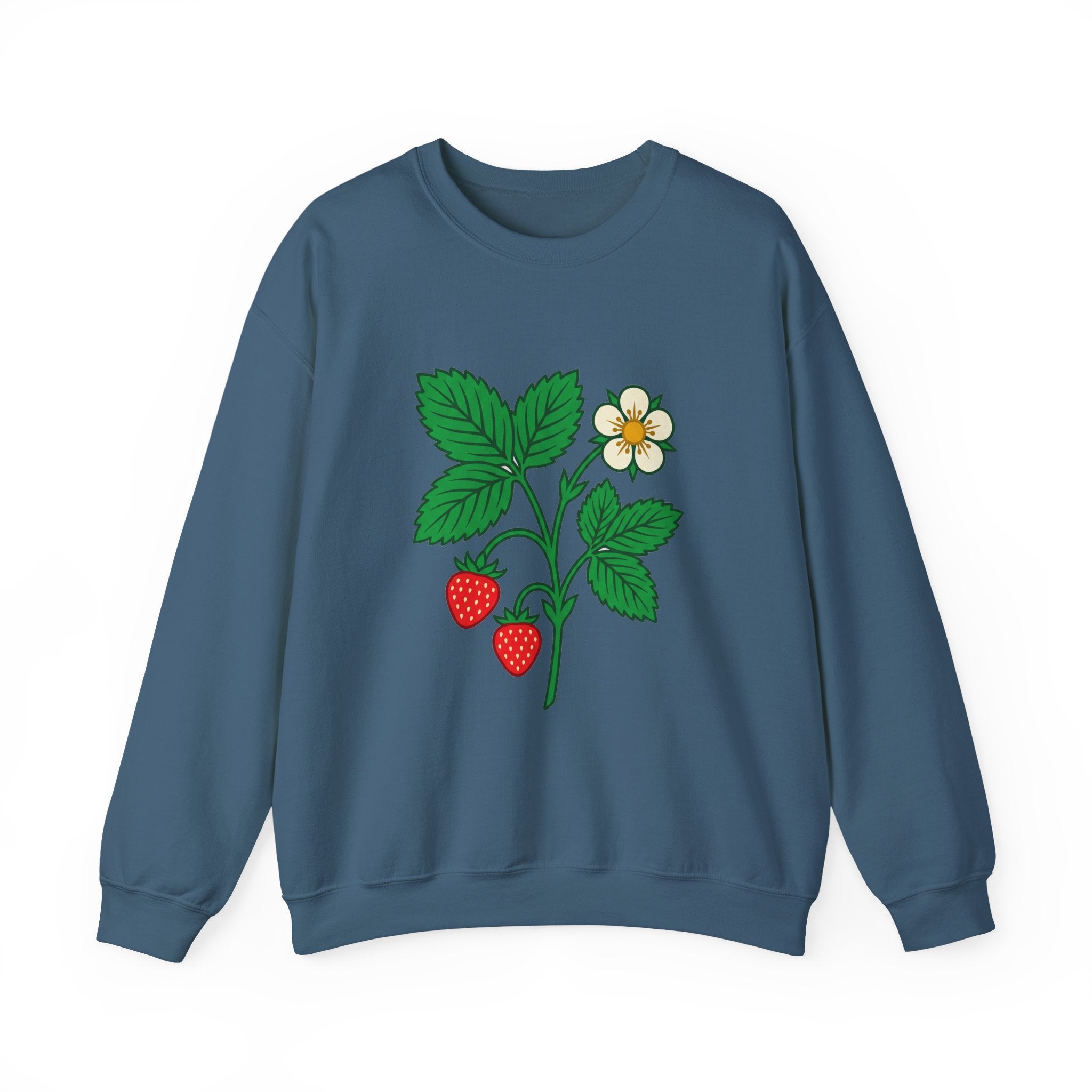 Wild Strawberry Sprig Crewneck