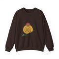 Cute Snail Graphic Sweatshirt – Floral Shell Cozy Crewneck
