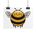 Round Bee Buddy Poster