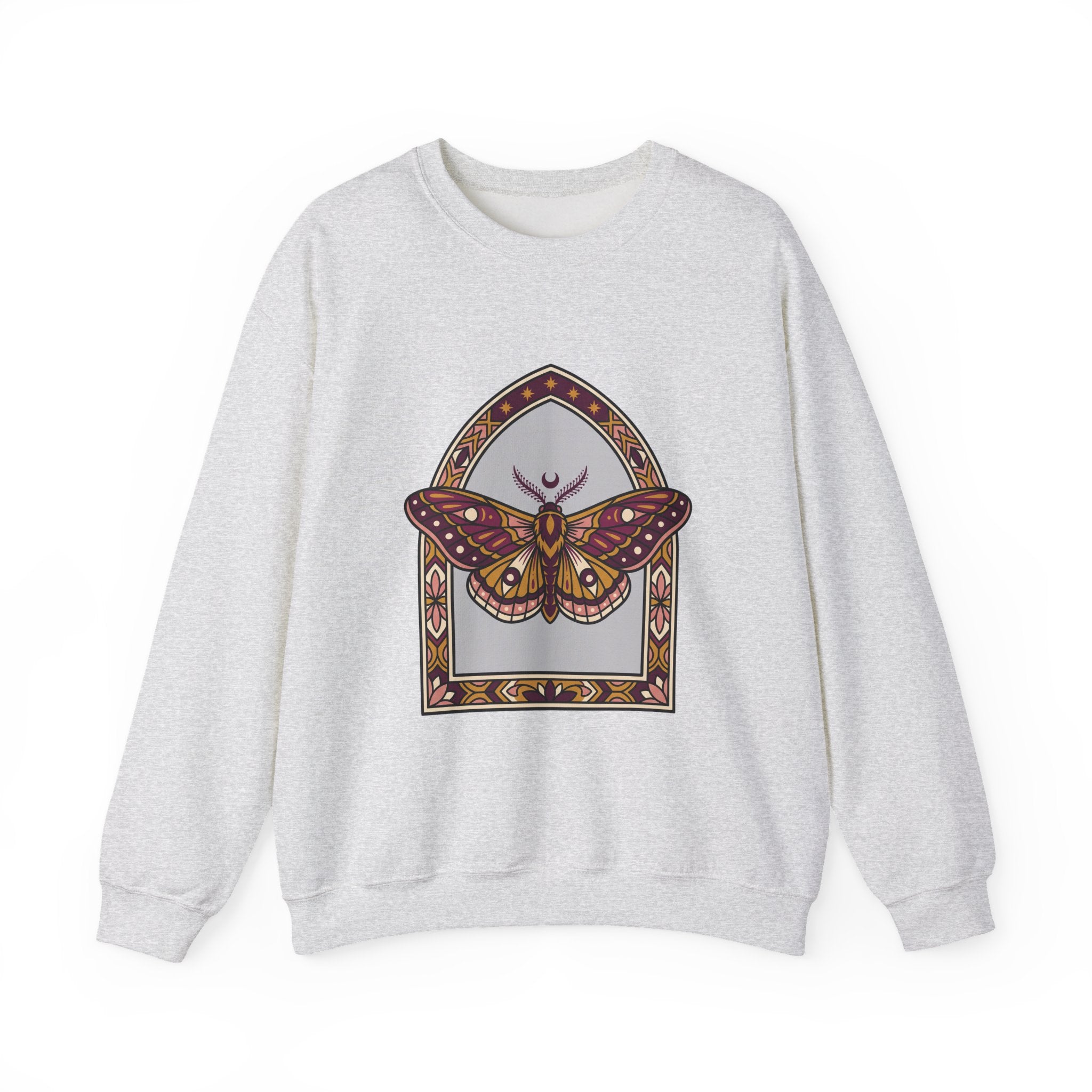 Arched Moth Stars Crewneck