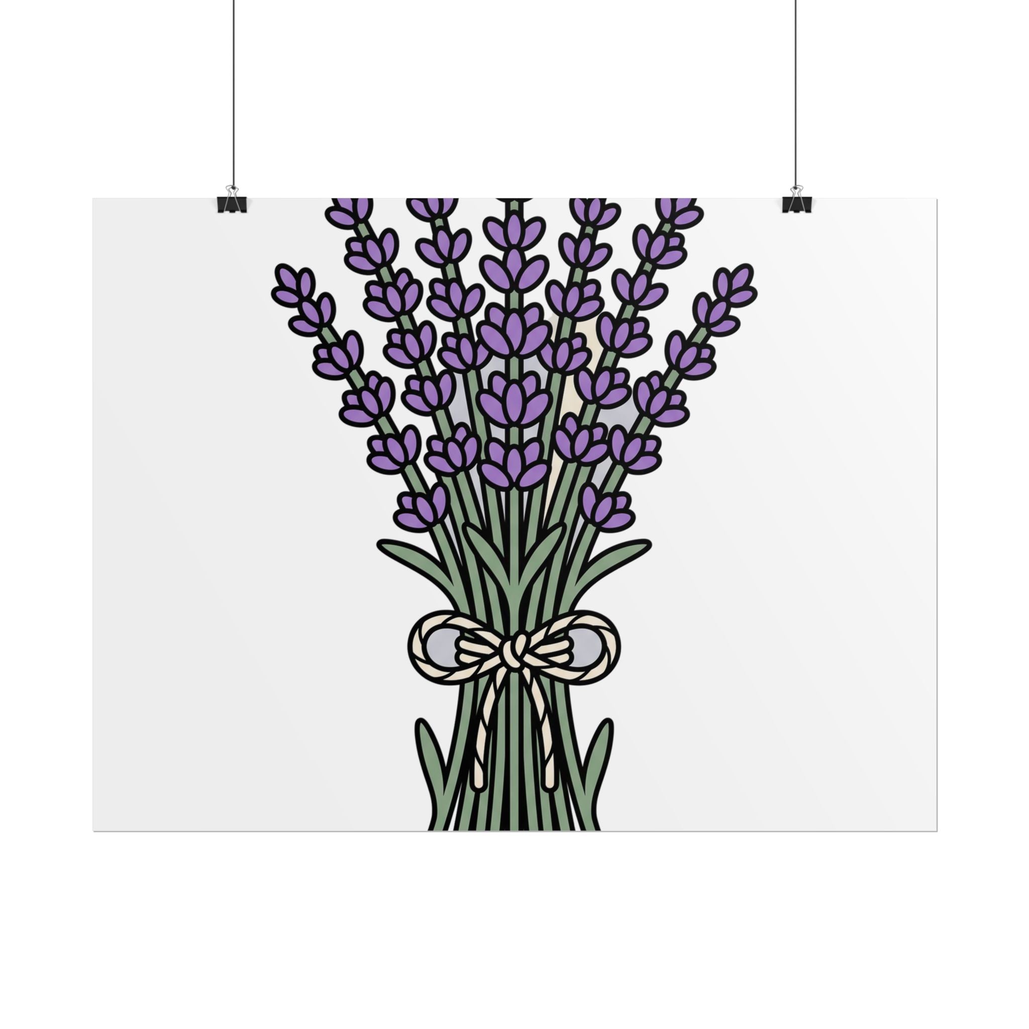 Lavender Bunch Poster