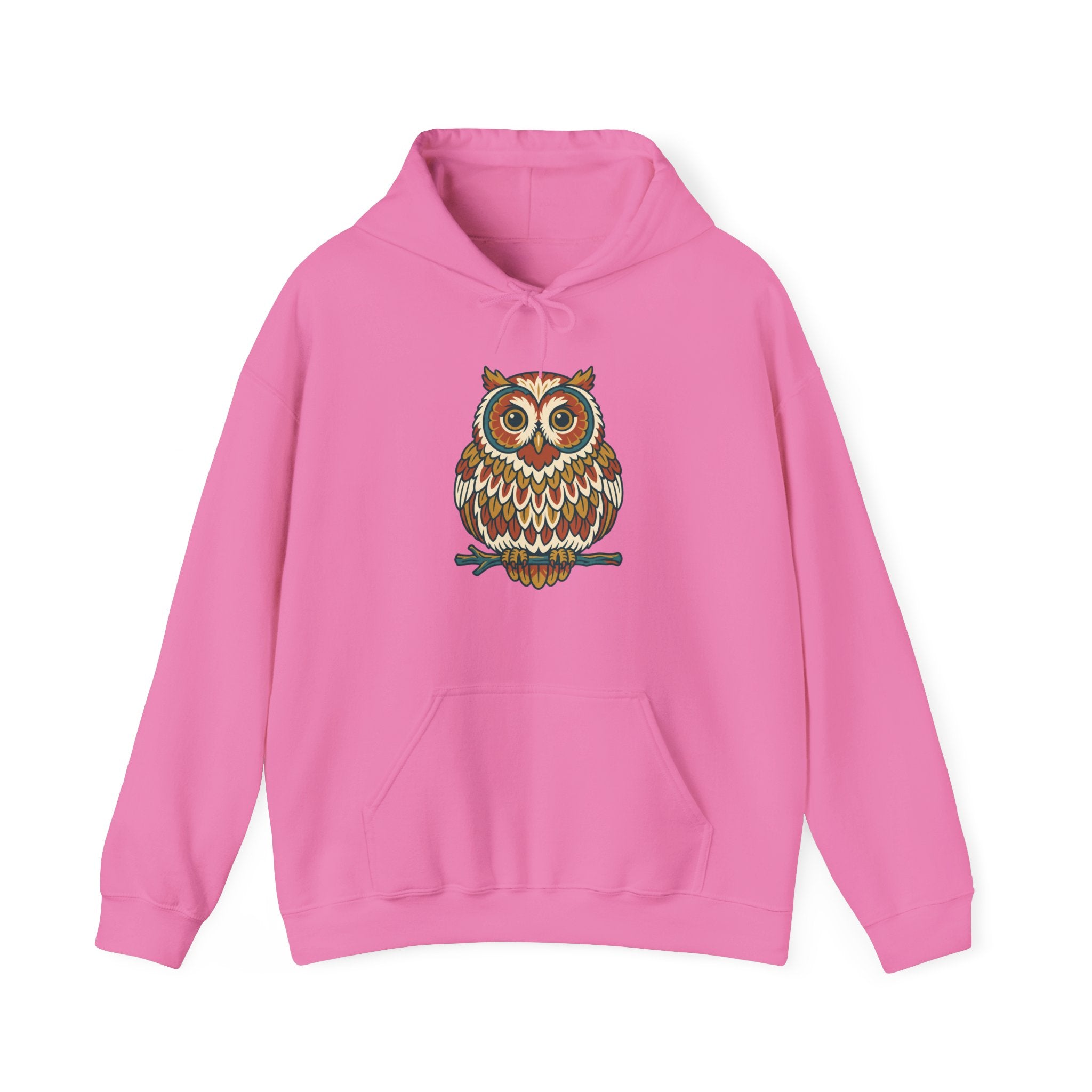 Round Owl Hoodie