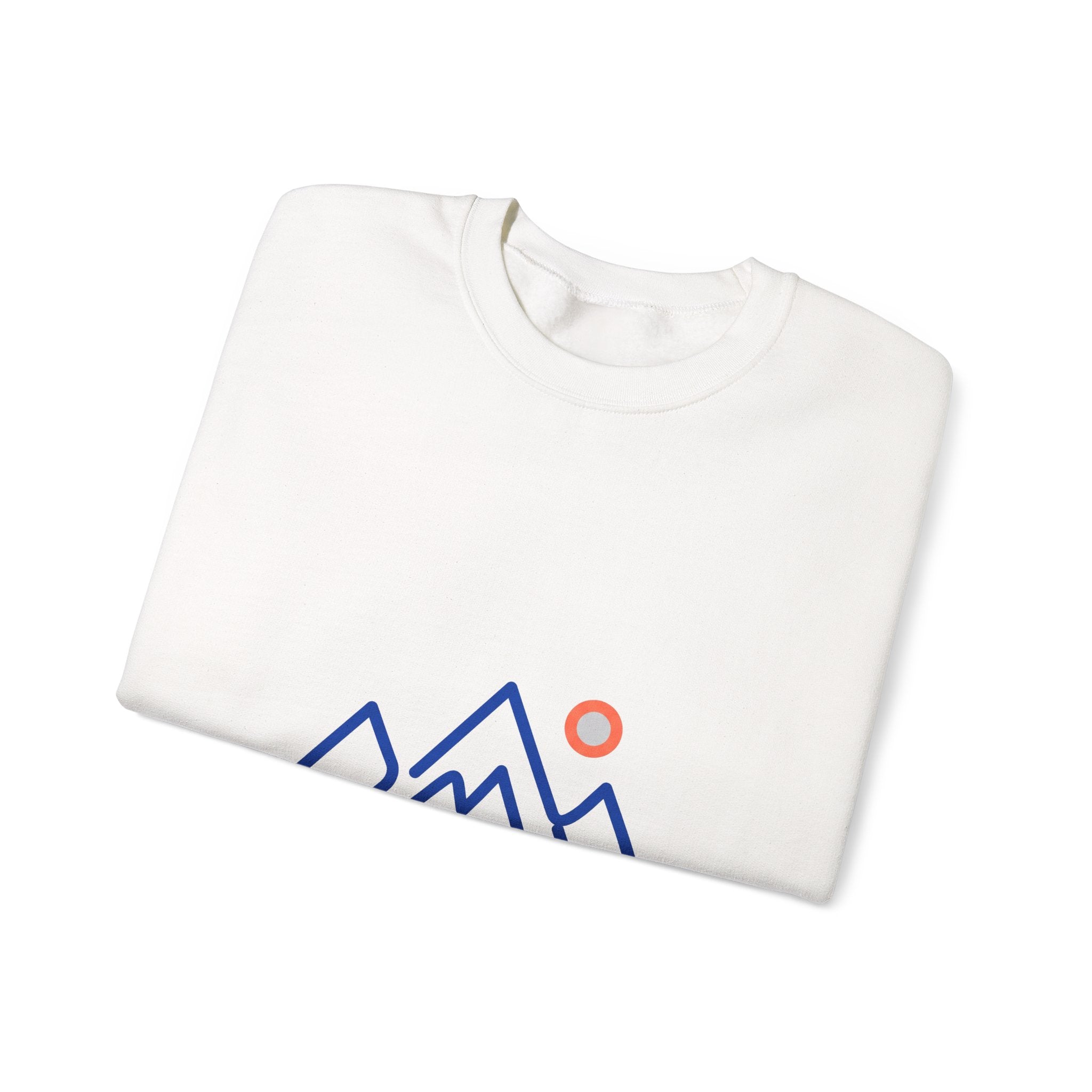 One Line Mountain Crewneck