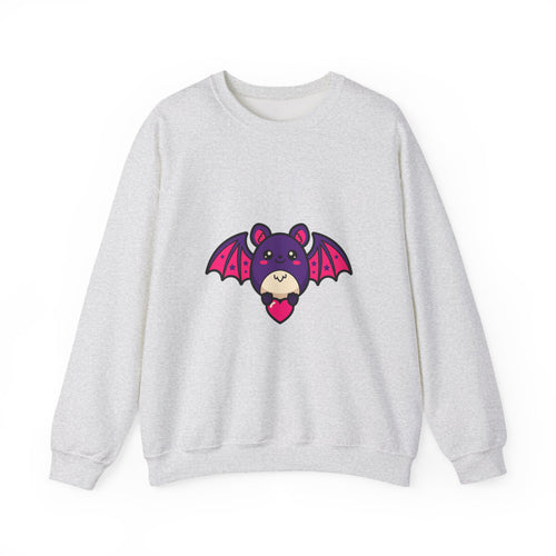 Bat with Tiny Heart Crewneck