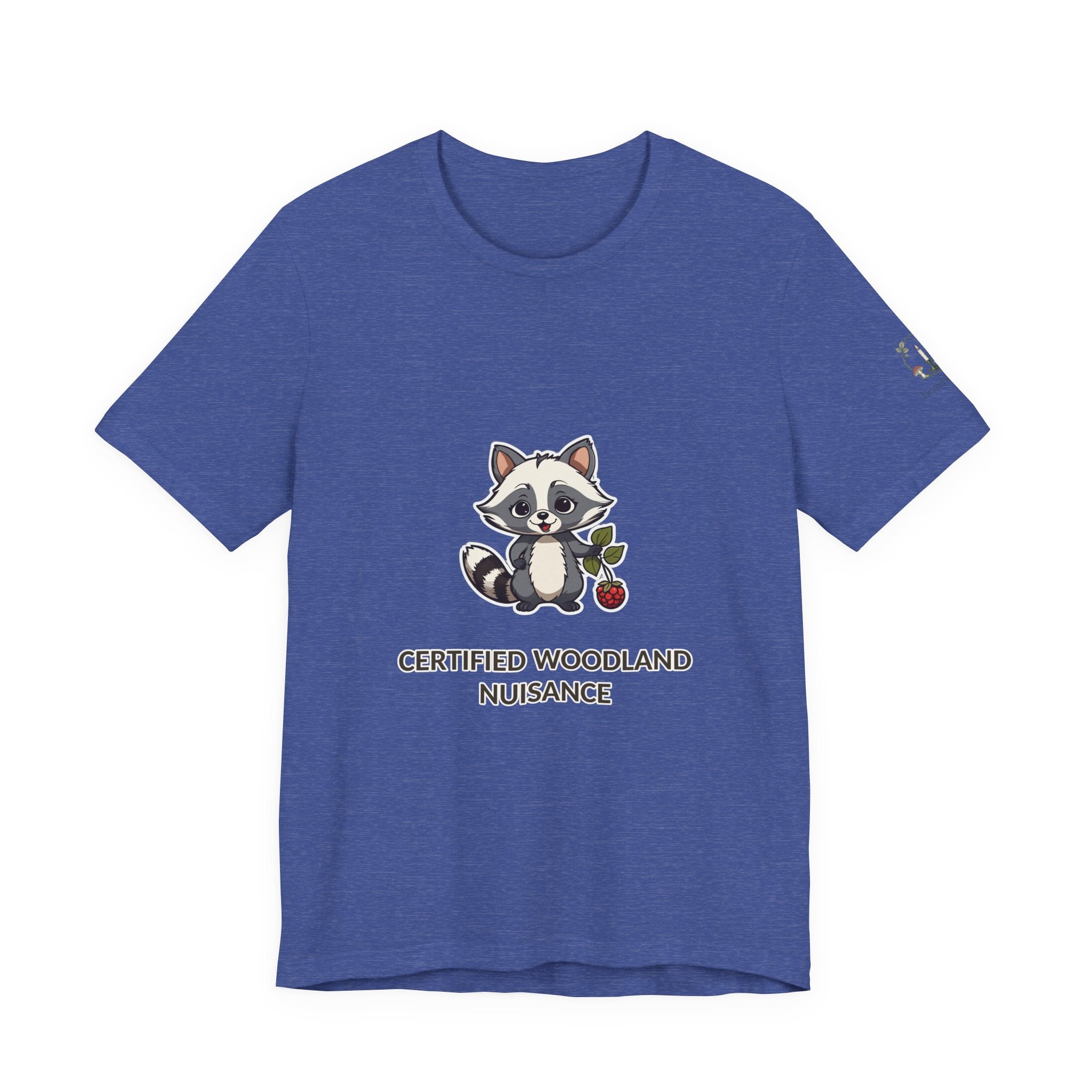 Certified Woodland Nuisance Tee — Cute Raccoon Graphic T-Shirt