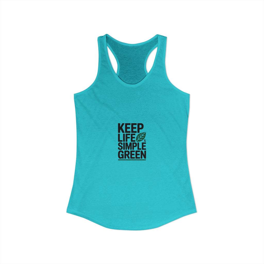 Keep Life Simple & Green Tank Top