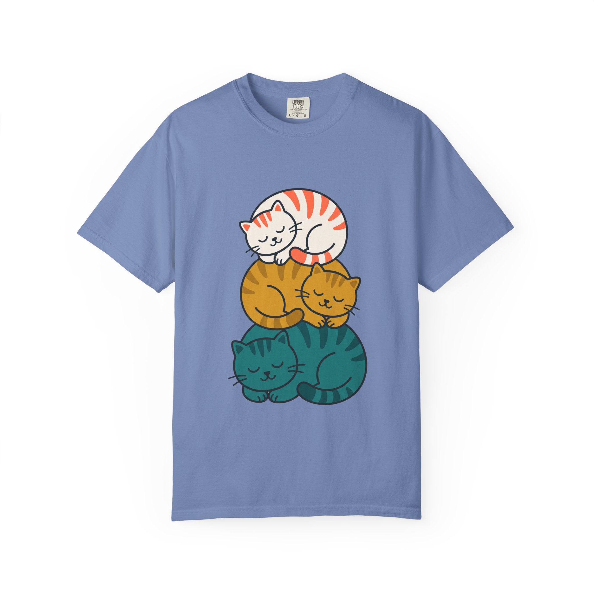 Sleepy Cat Stack Tee
