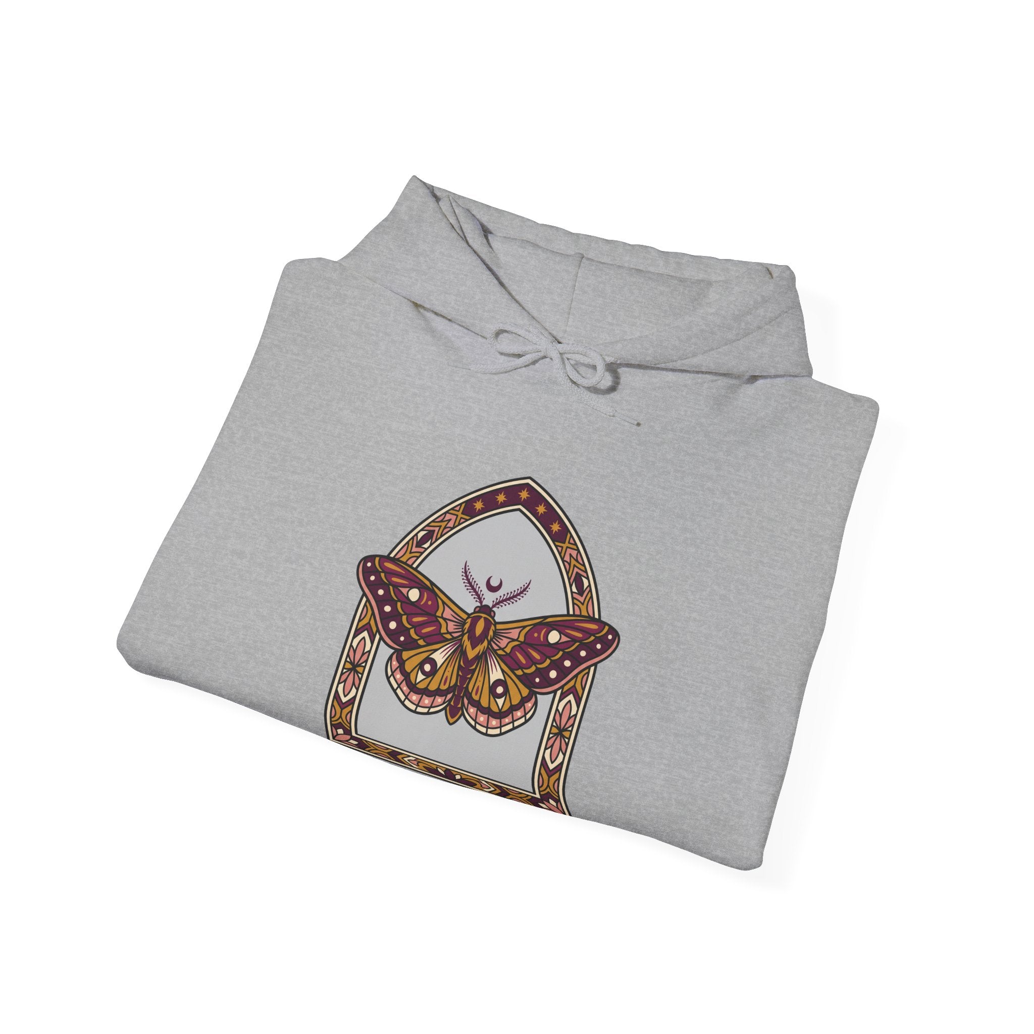 Arched Moth Stars Hoodie
