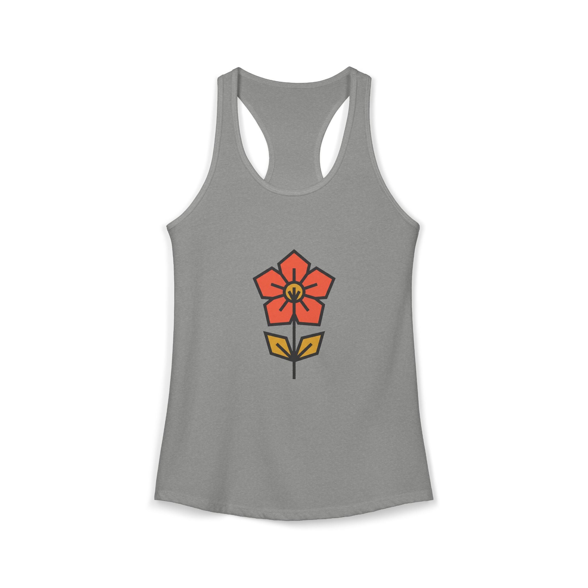 Minimal Wildflower Icon Tank Top