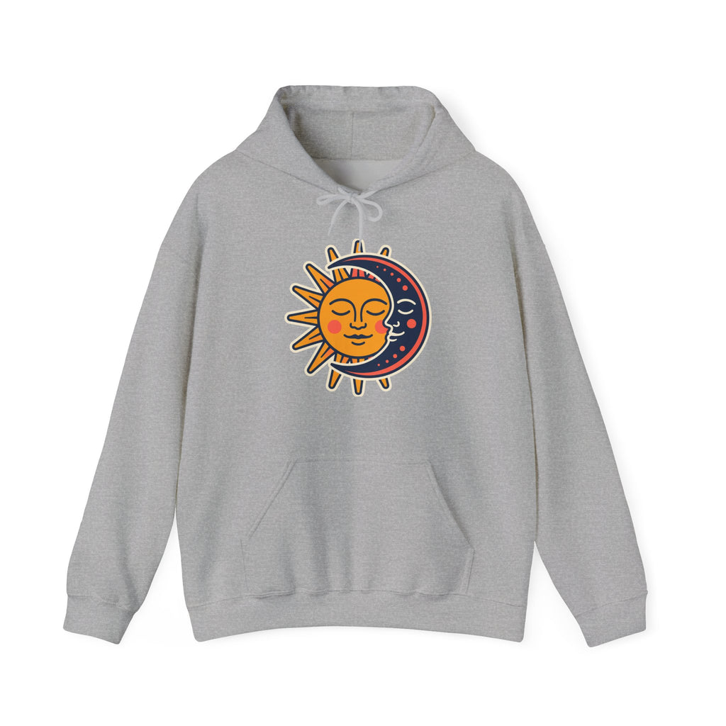 Sun Moon Faces Hoodie