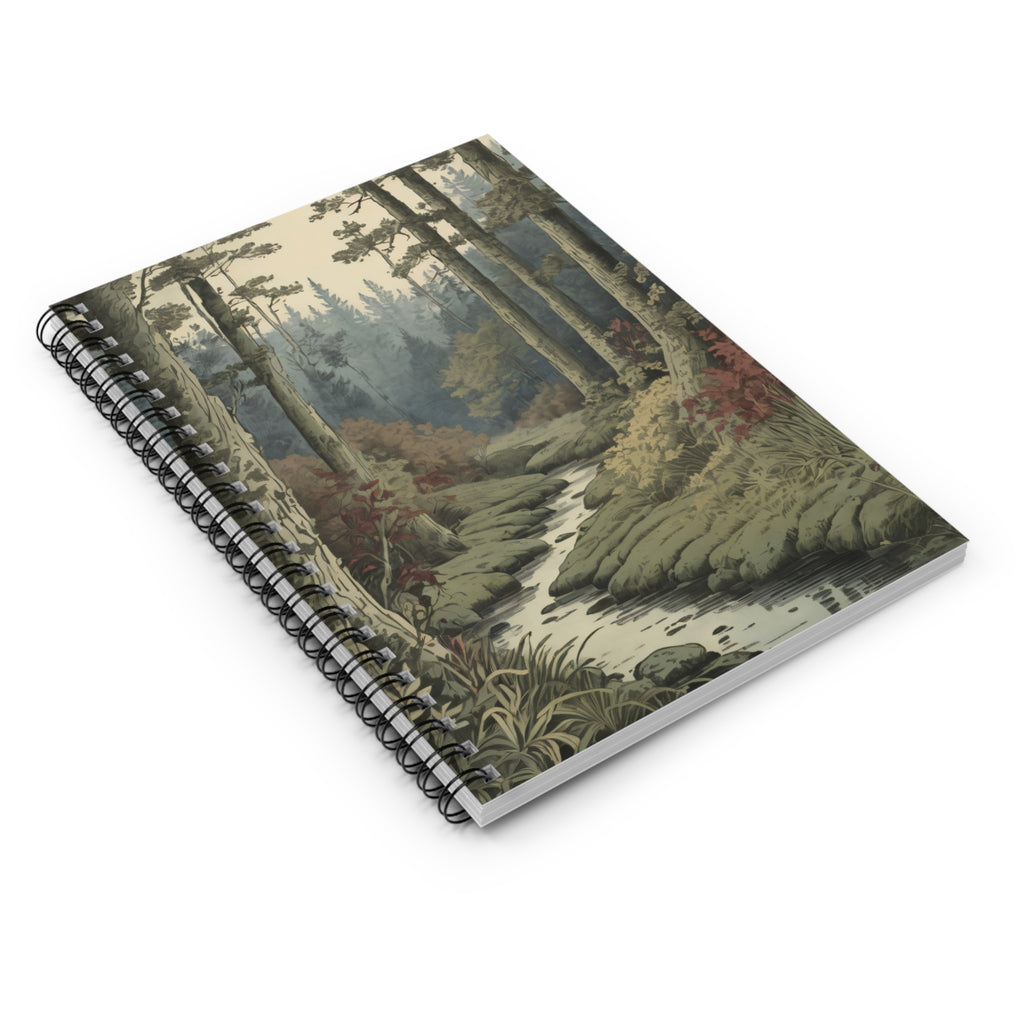 Forest Stream Spiral Notebook - Lined Journal for Nature Lovers