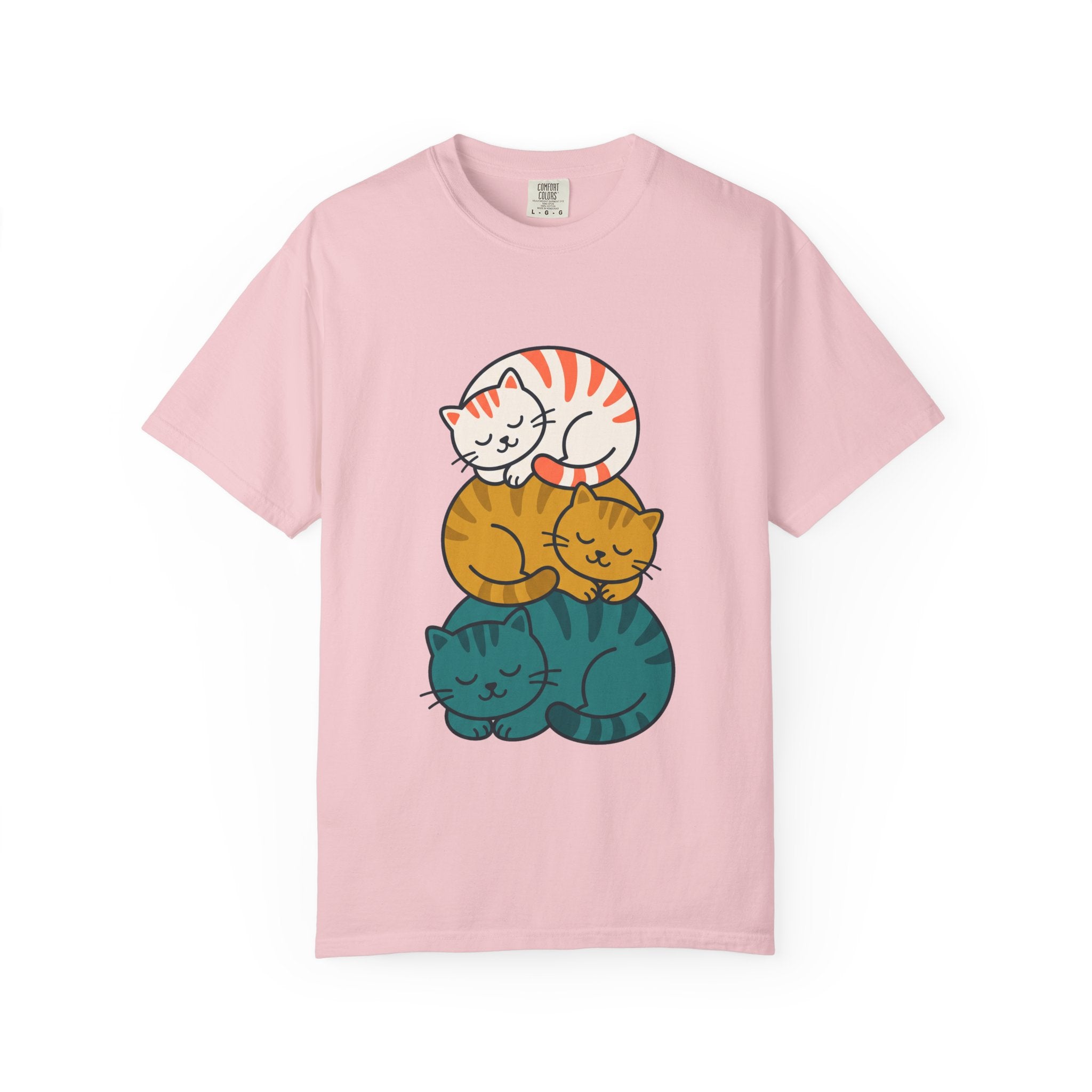Sleepy Cat Stack Tee