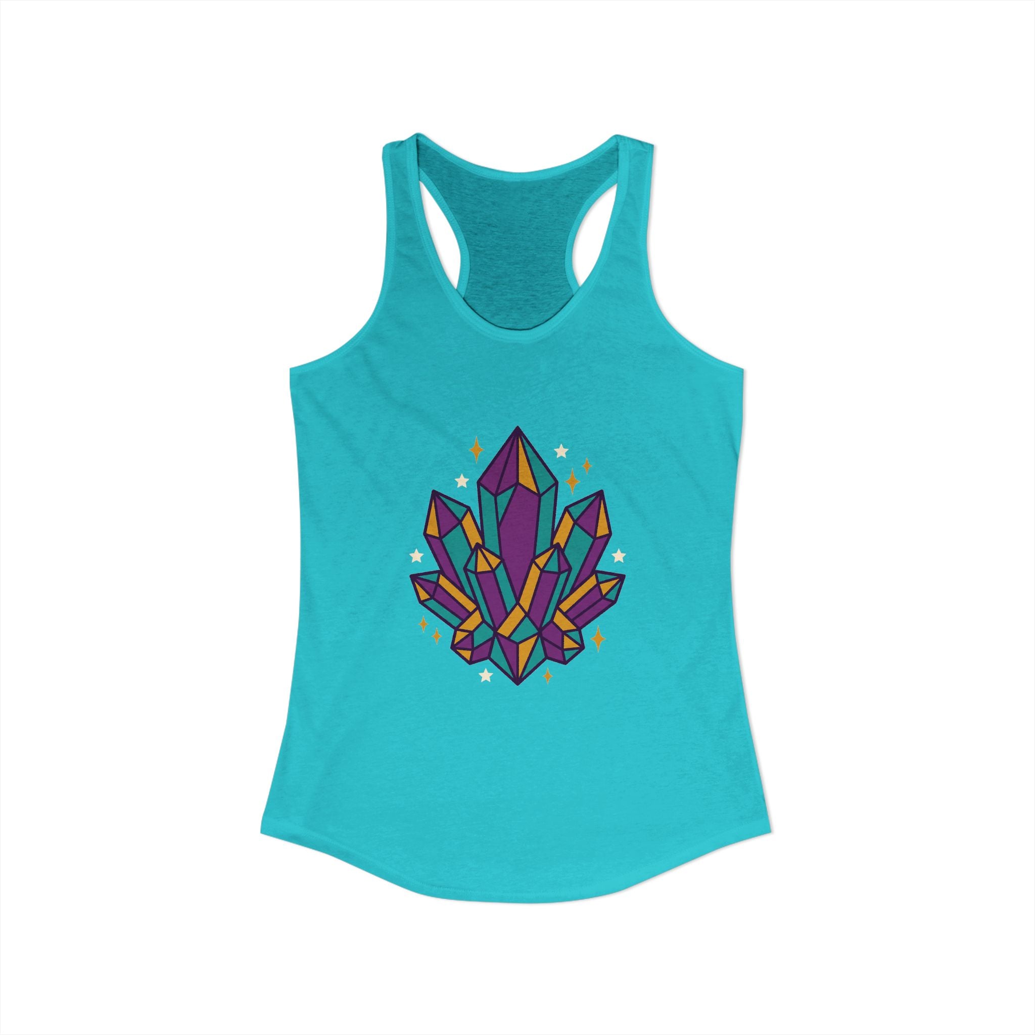 Crystal Cluster Sparkle Tank Top