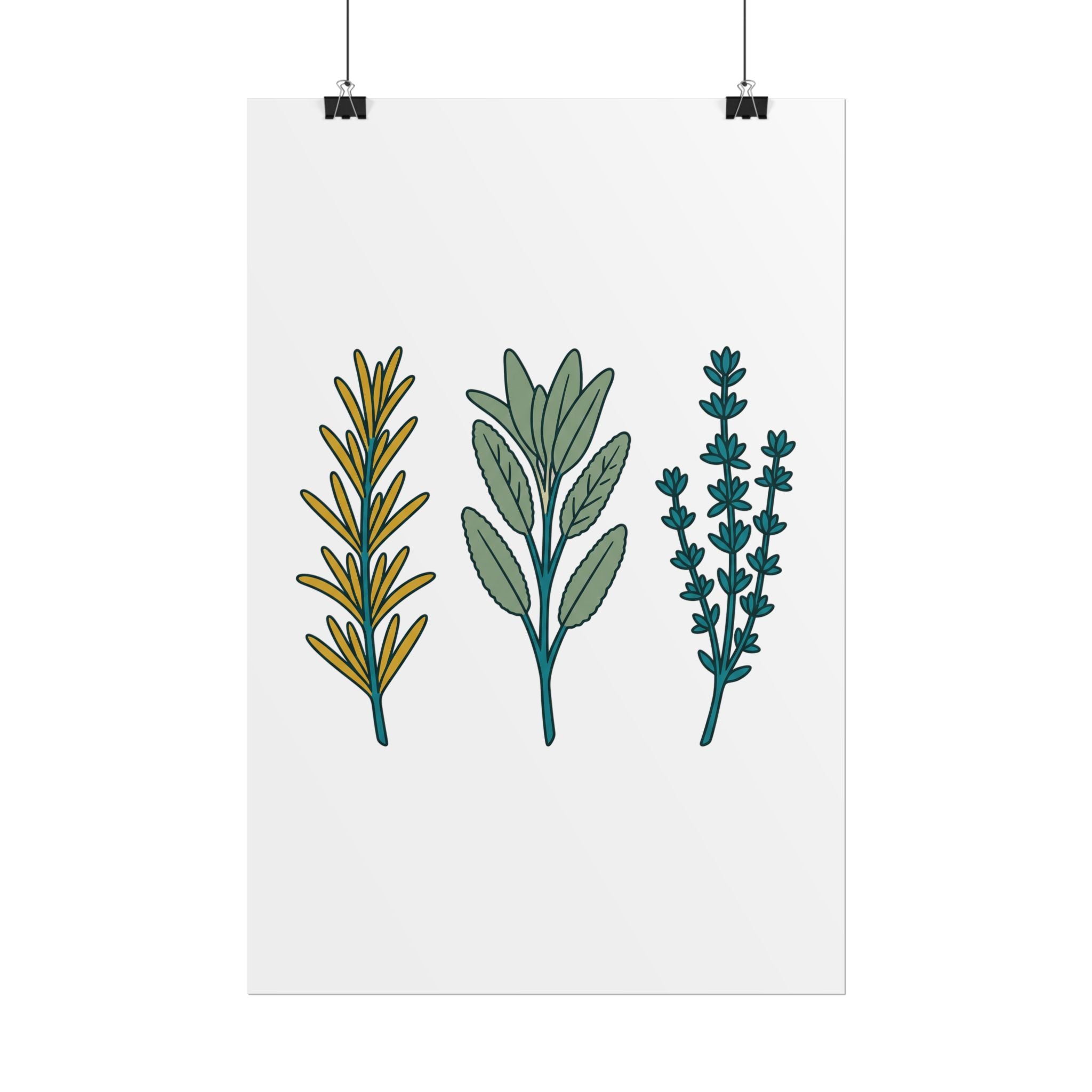 Herb Sprig Set Poster