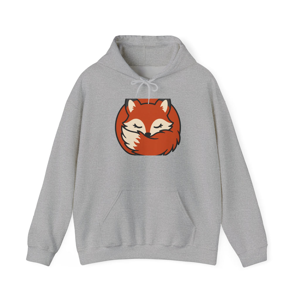 Sleepy Fox Loaf Hoodie, Cute Cottagecore Animal Pullover