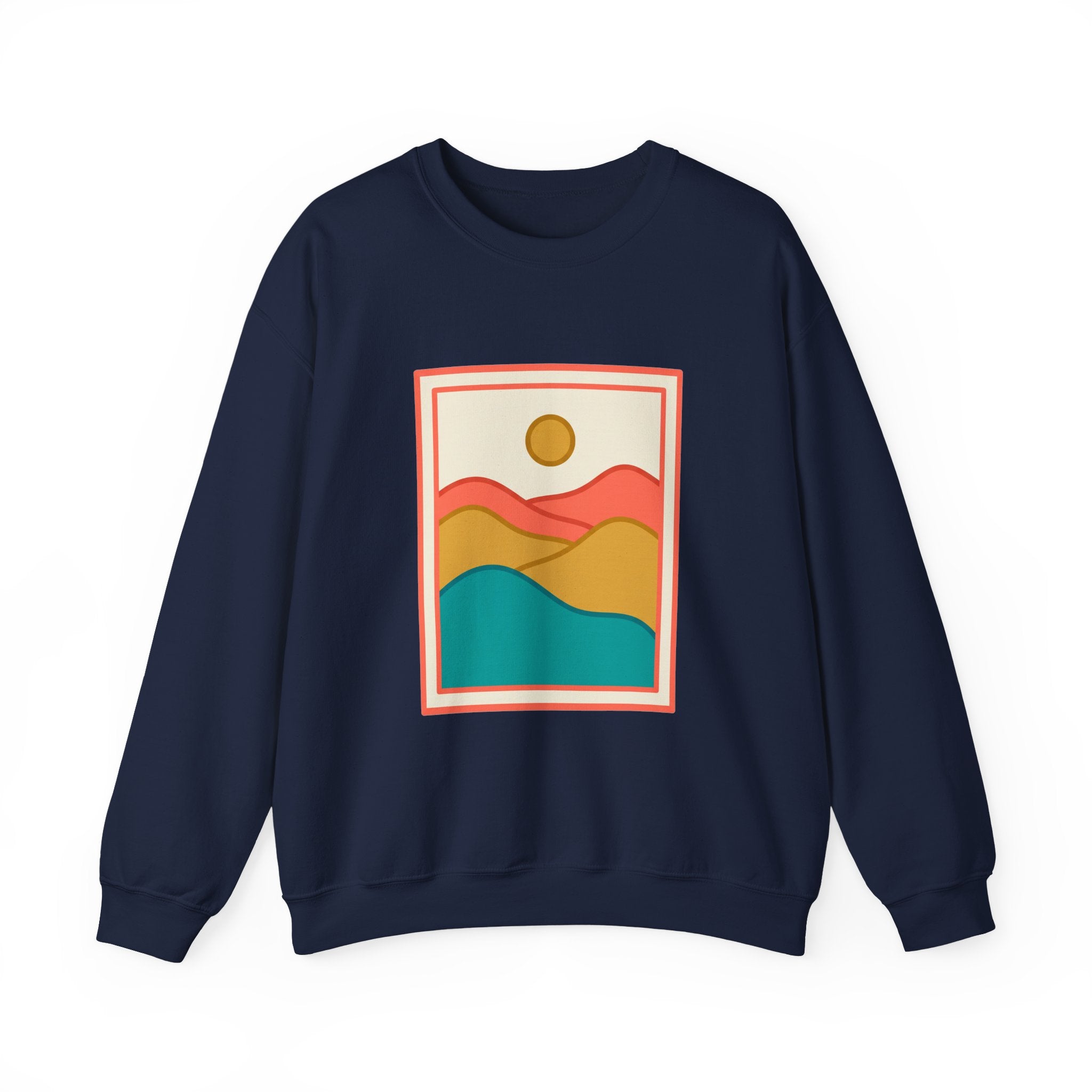 Layered Hills Line Crewneck