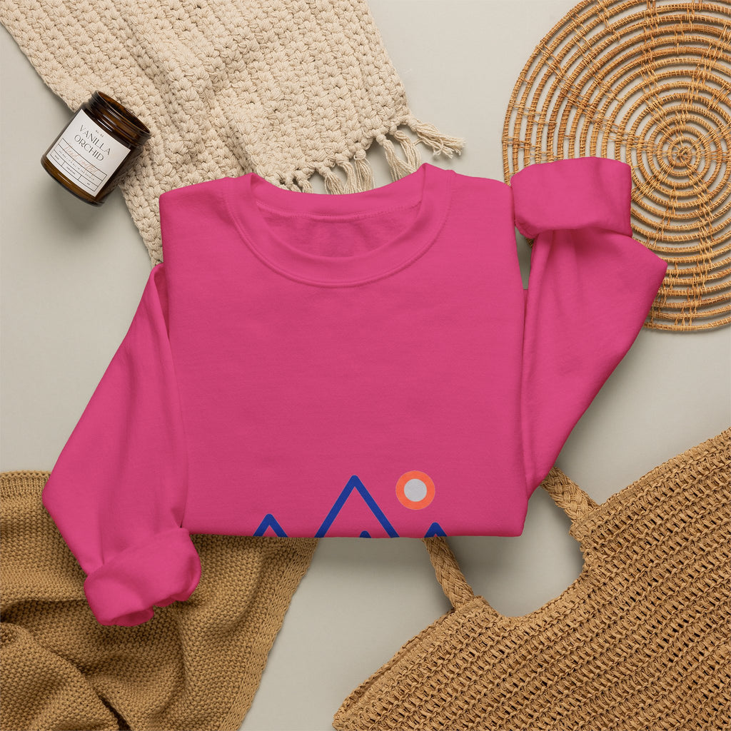 One Line Mountain Crewneck