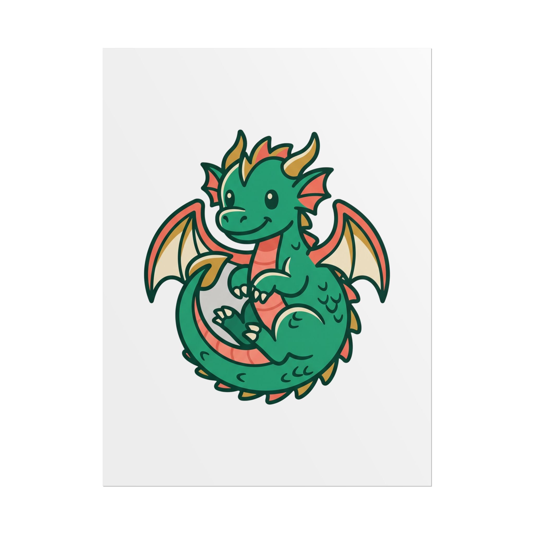Tiny Leaf Dragon Poster