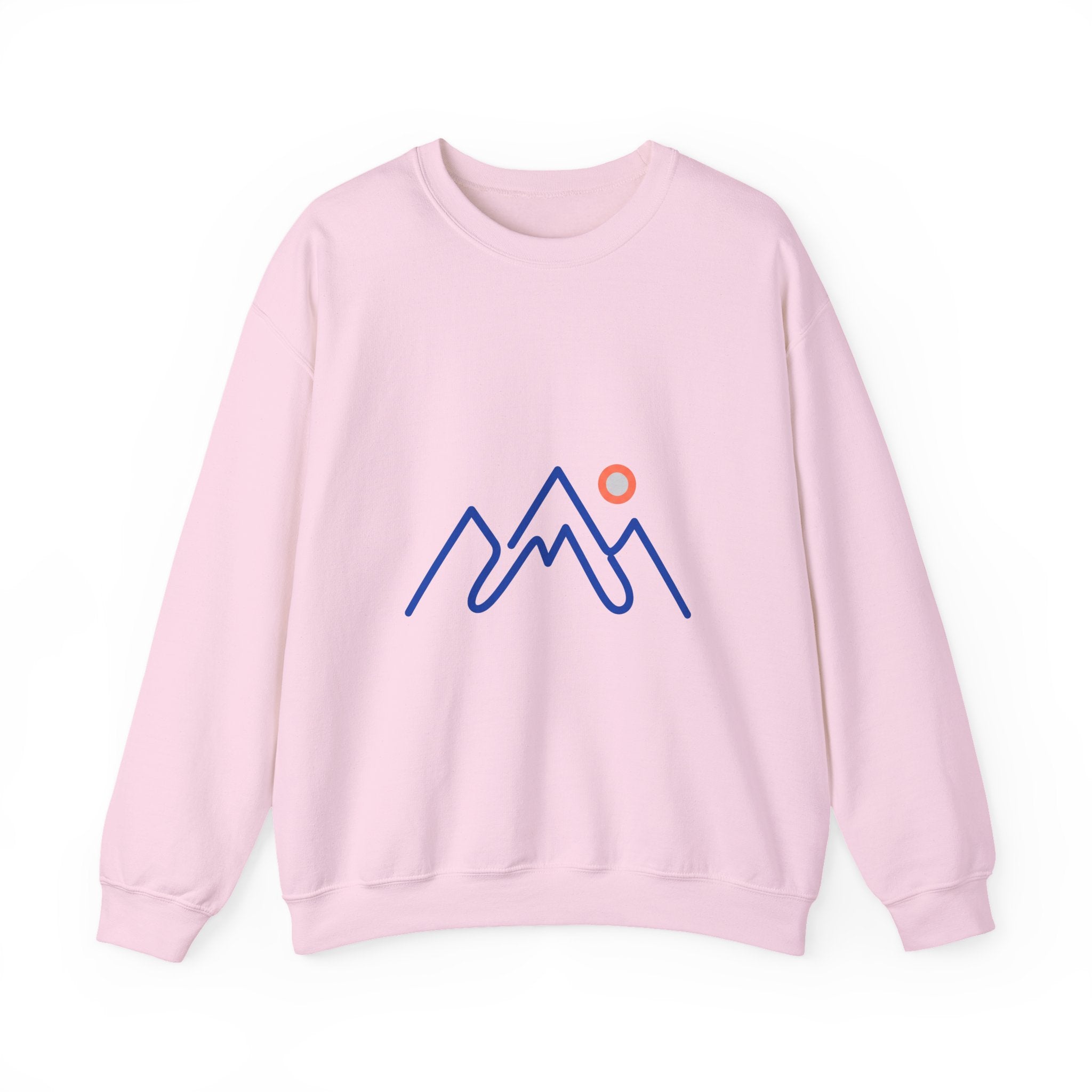 One Line Mountain Crewneck