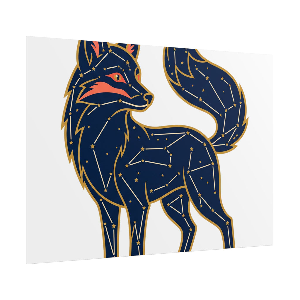 Constellation Fox Poster