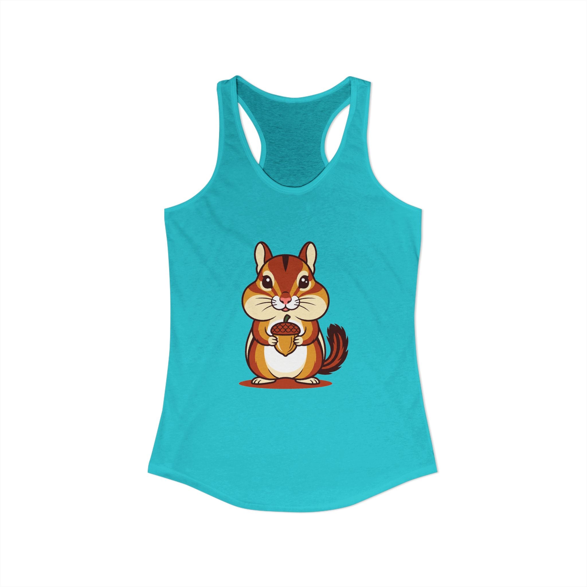 Chipmunk with Acorn Tank Top