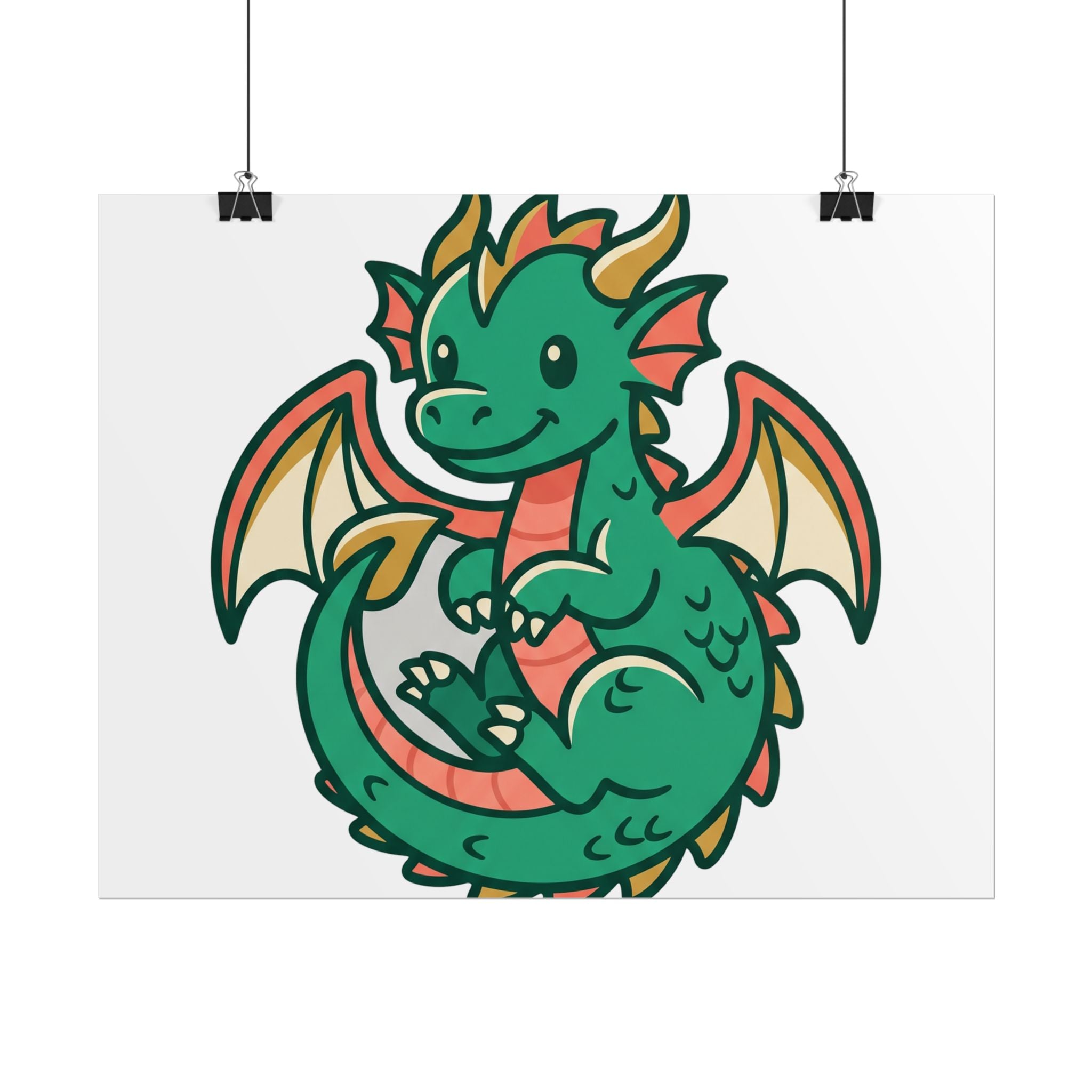Tiny Leaf Dragon Poster
