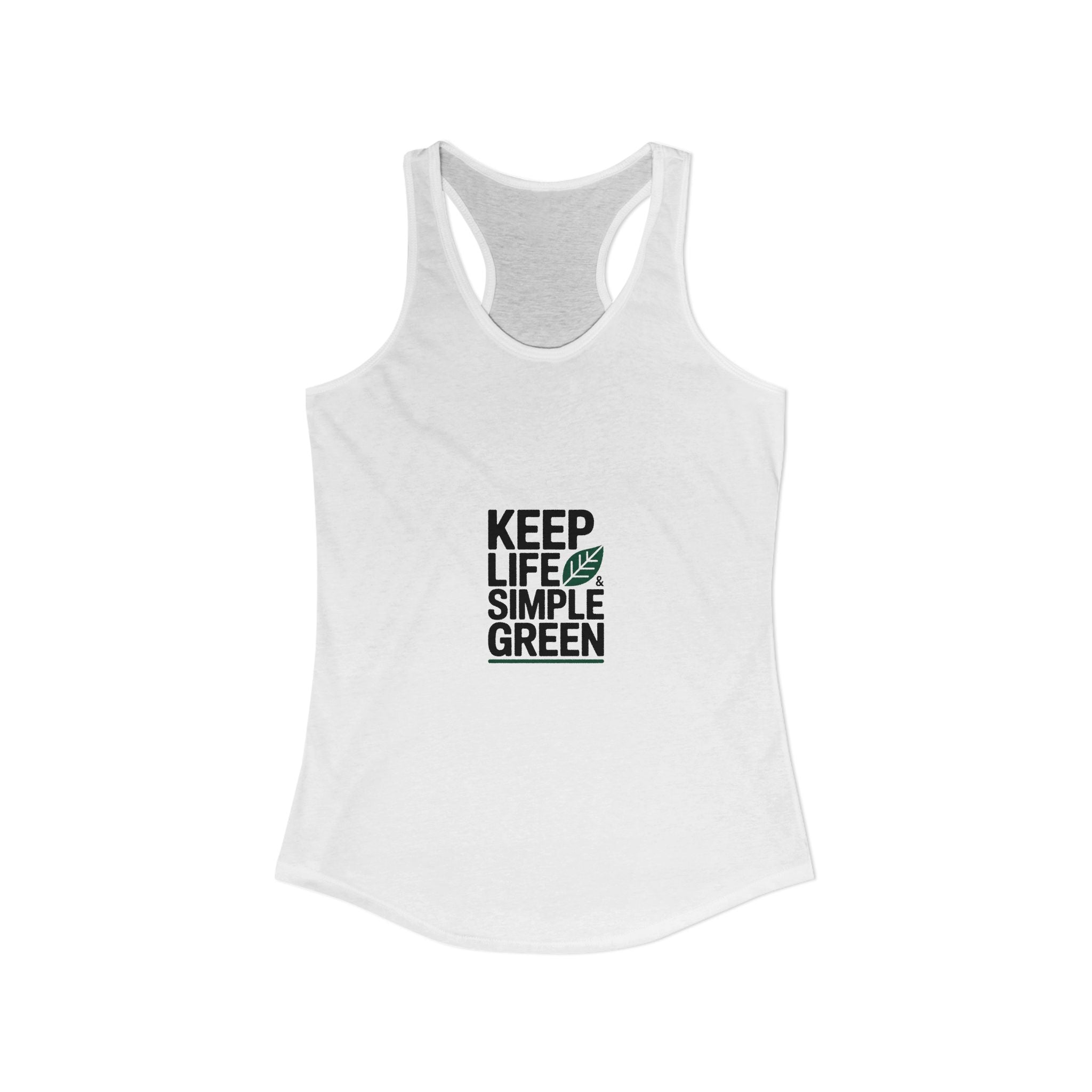 Keep Life Simple & Green Tank Top