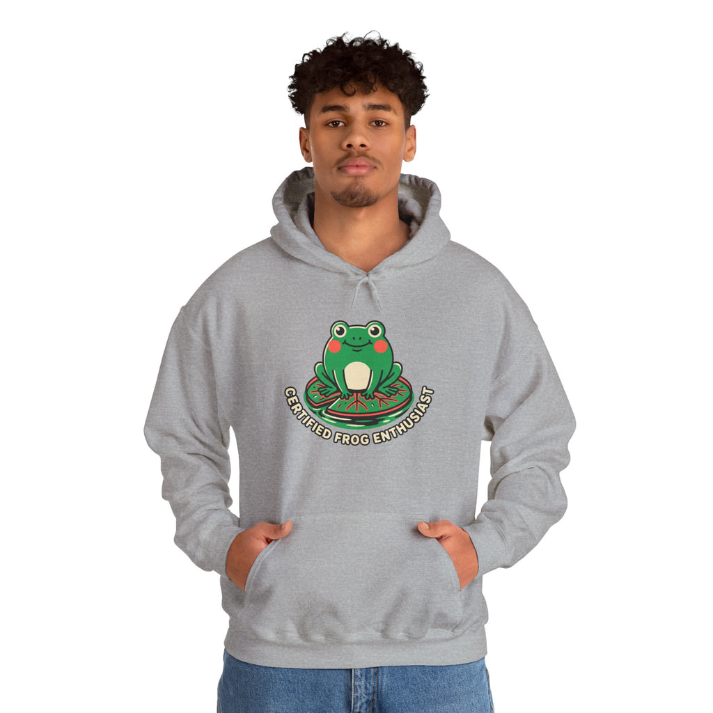 Certified Frog Enthusiast Hoodie