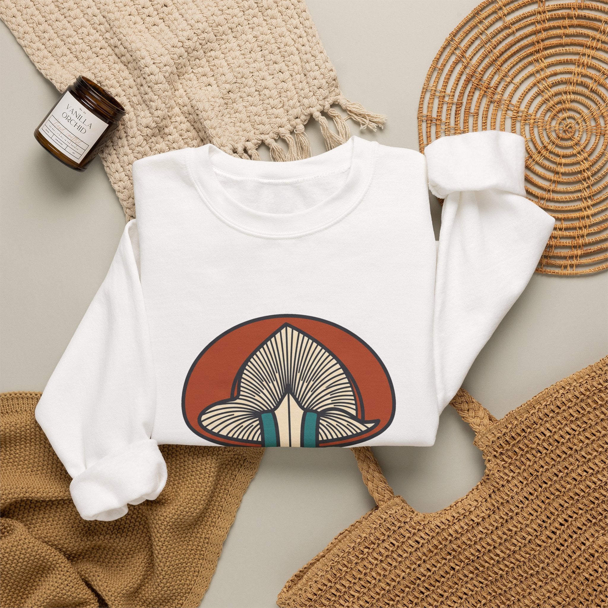 Mushroom Cross Section Crewneck