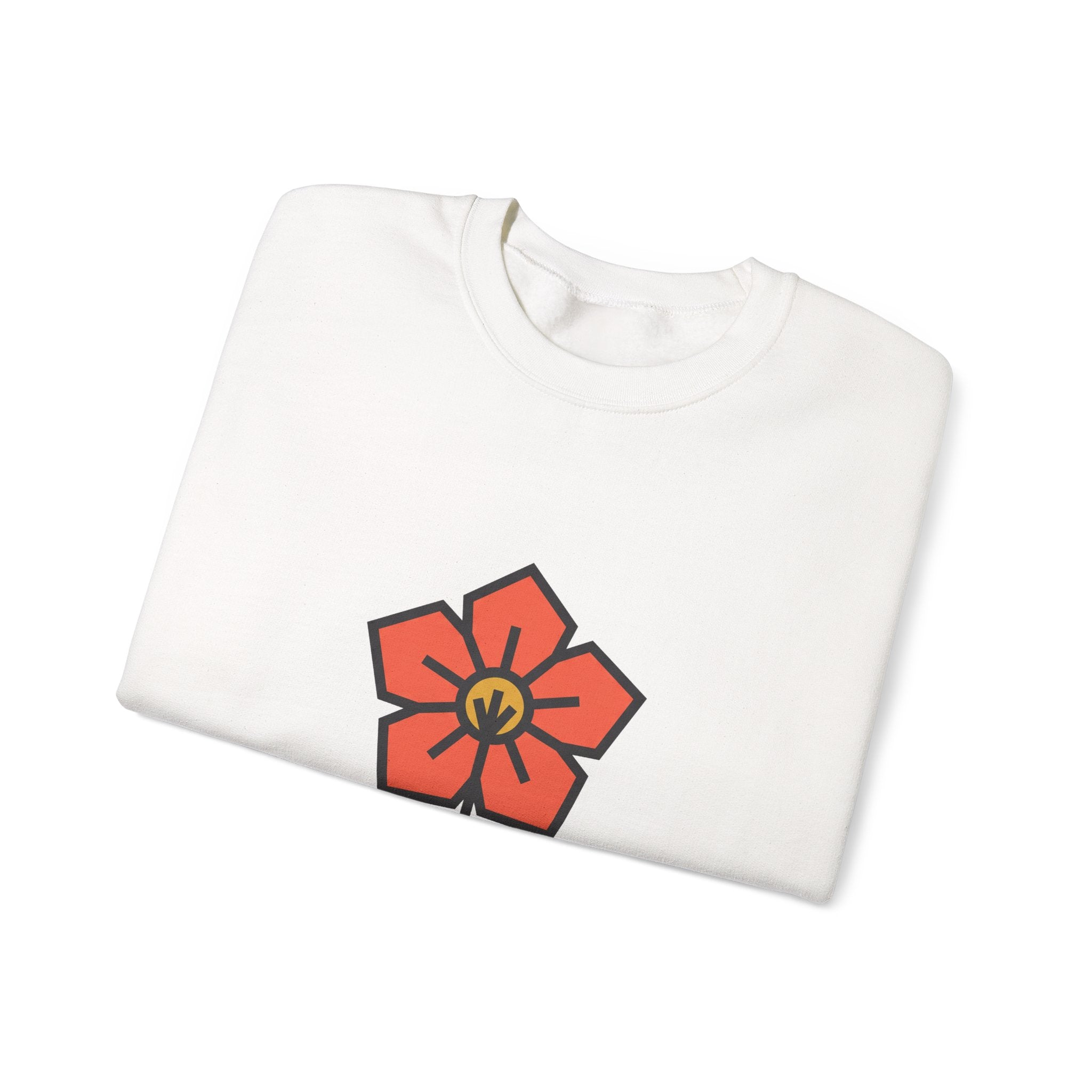 Minimal Wildflower Icon Crewneck