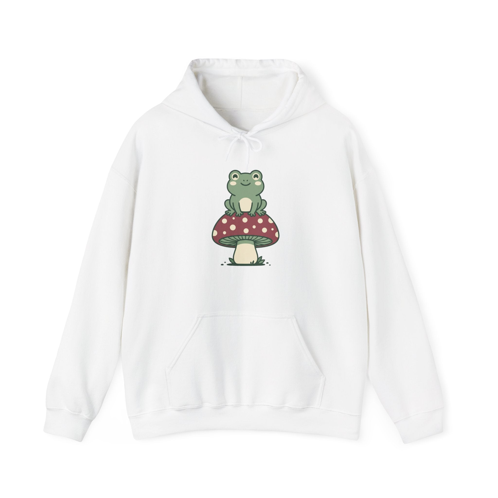 Frog on a Mushroom Hoodie